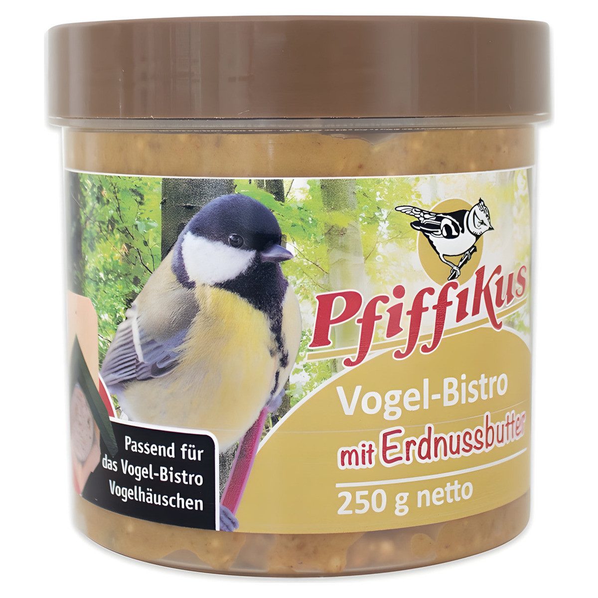 Pfiffikus Vogel-Bistro Erdnussbutter 250 g, für: Vogel