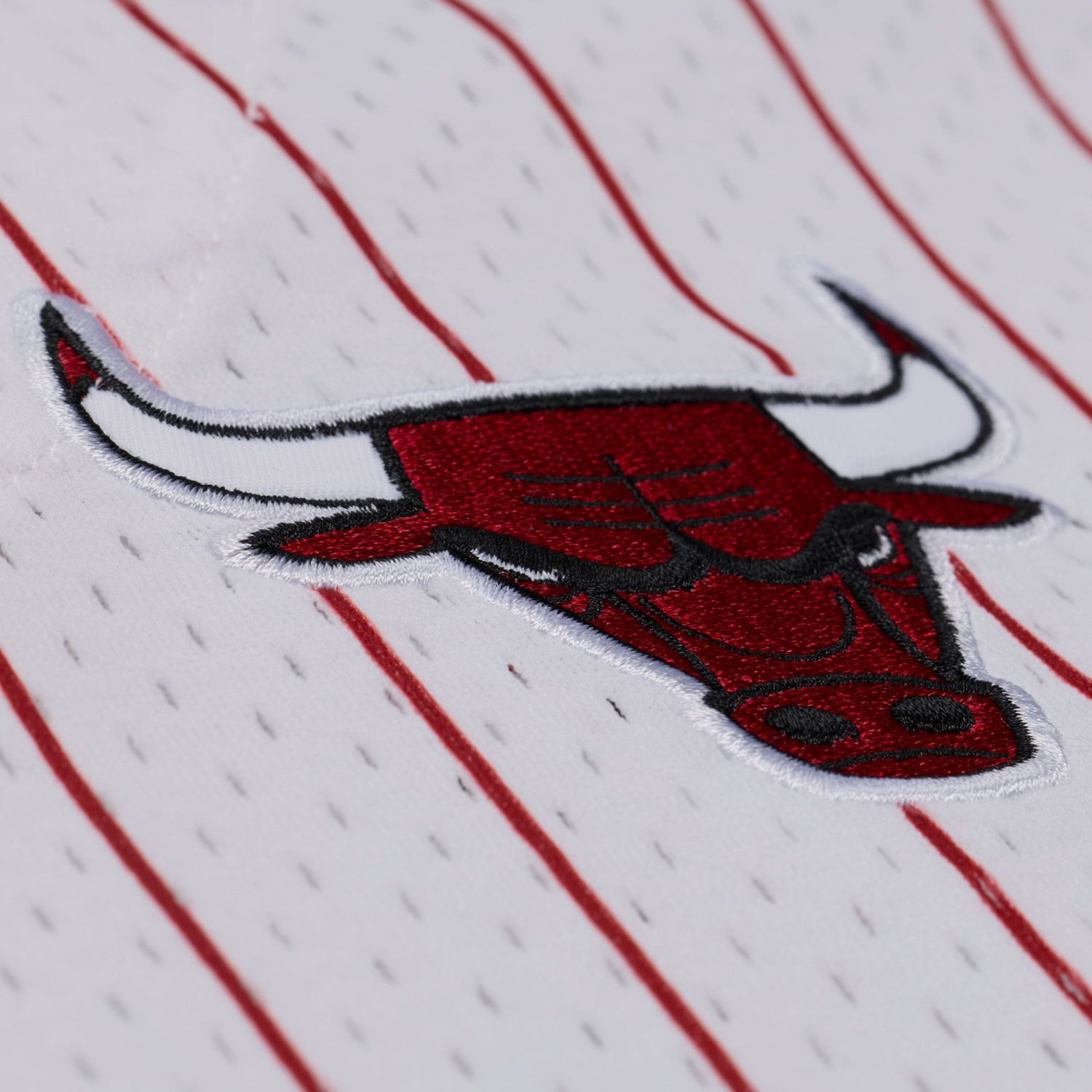 Mitchell & Ness Basketballtrikot Baseball Jersey STRIPED Chicago Bulls