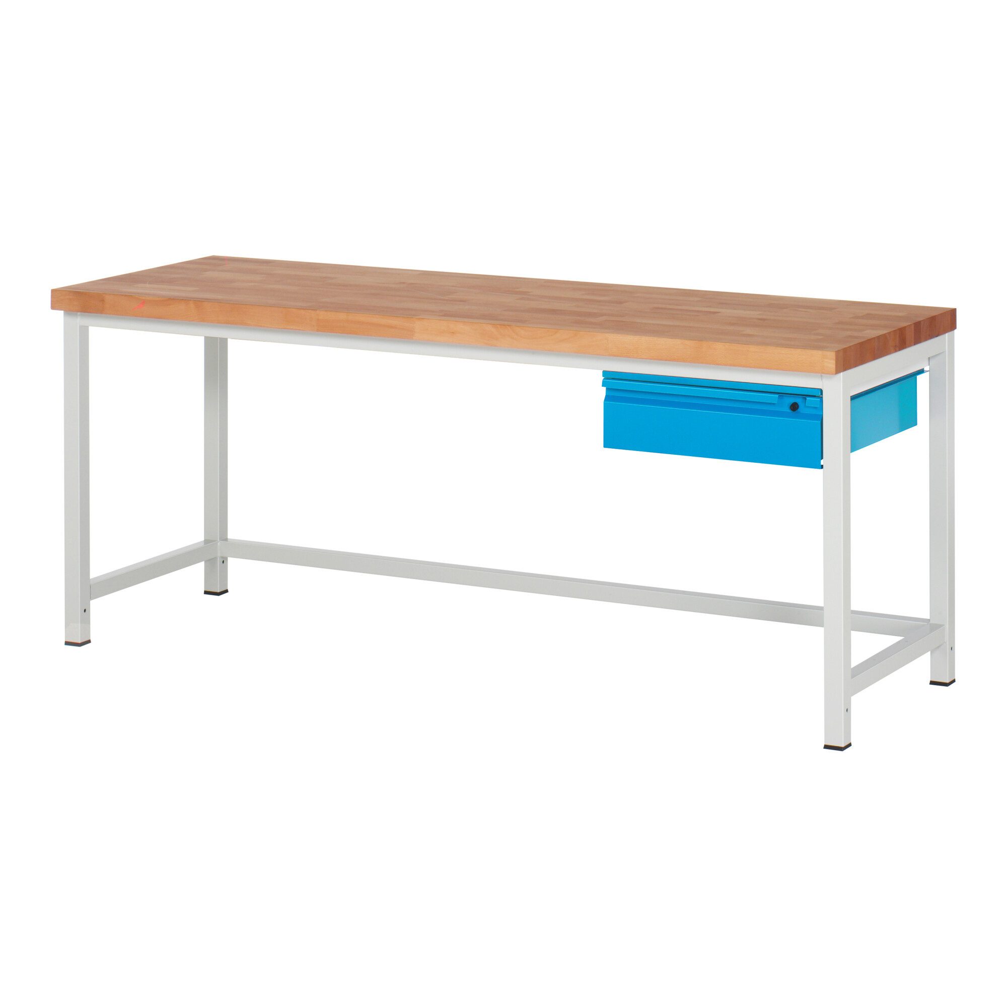 Stier Werkbank STIER Höhenverstellbare Werkbank Premium mit 1 Schublade BxTxH 1500x70