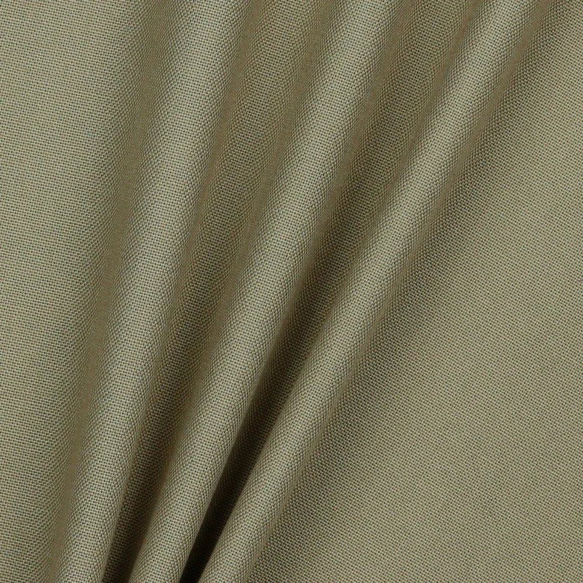 Stofferia Stoff Dekostoff Canvas Baumwolle Uni Taupe, Breite 140 cm, Meterware