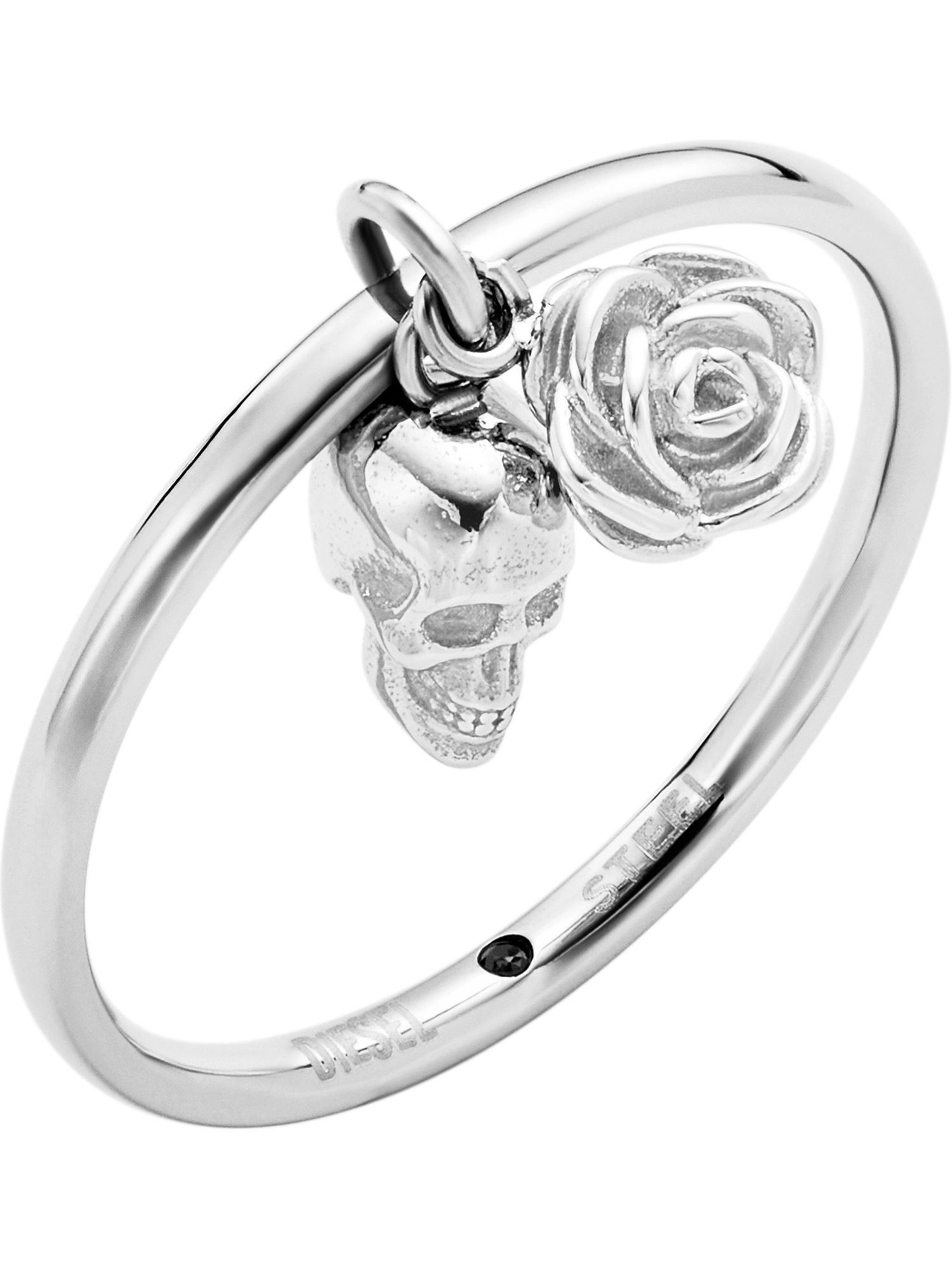 Diesel Fingerring Diesel Unisex-Herrenring Edelstahl