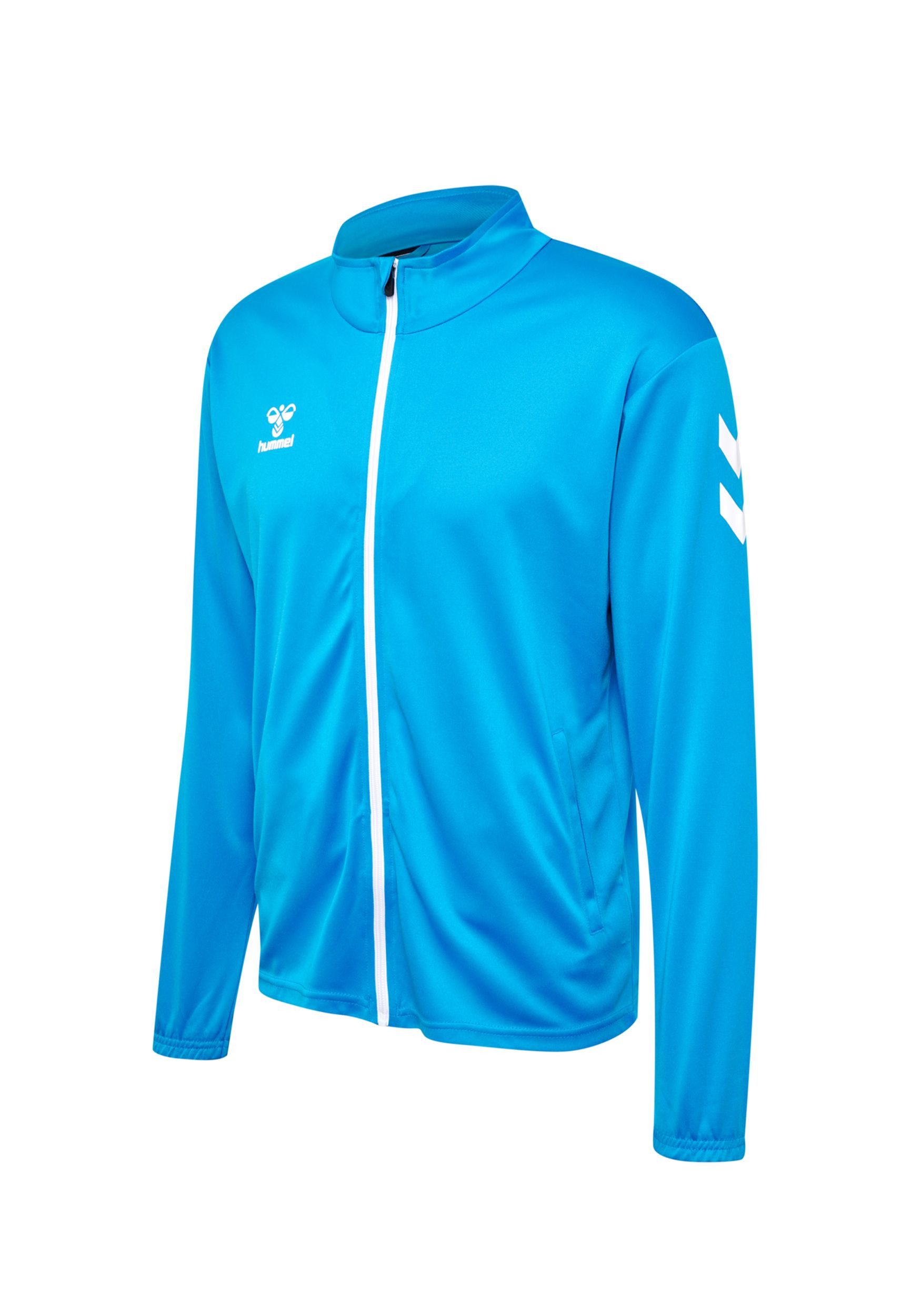 hummel Trainingsanzug Sportliches Design Stehkragen Glatte Oberfläche Komfort (2-tlg), hmlLOGO SUIT