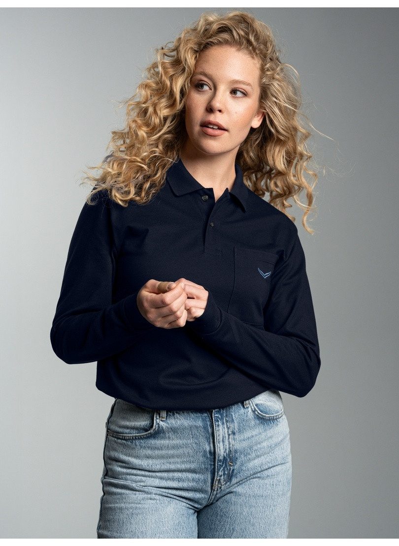 Trigema Poloshirt TRIGEMA Poloshirt mit Brusttasche (1-tlg)