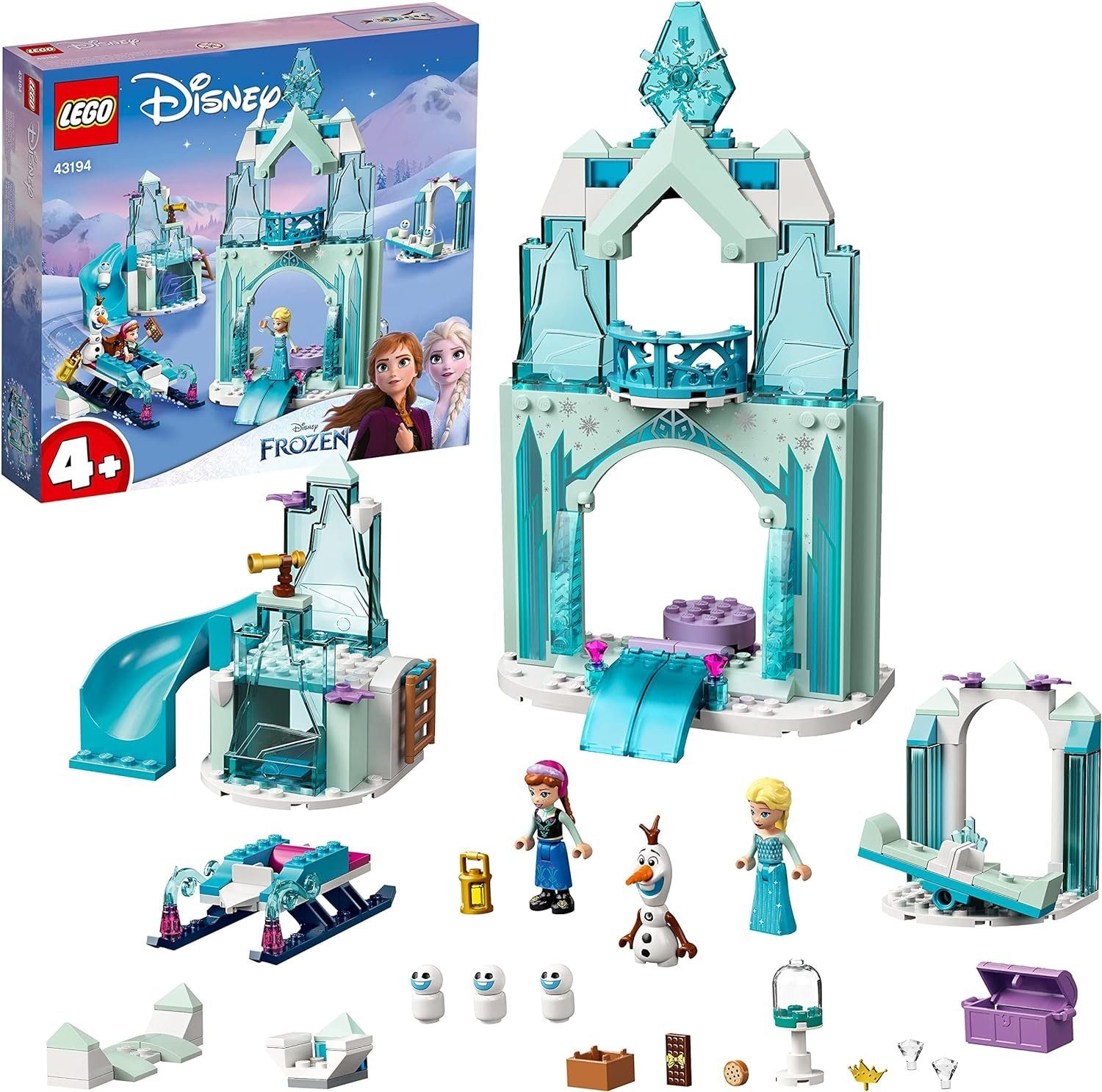 LEGO® Disney Frozen - Annas und Elsas Wintermärchen (43194) Konstruktions-Spielset, (154 St)