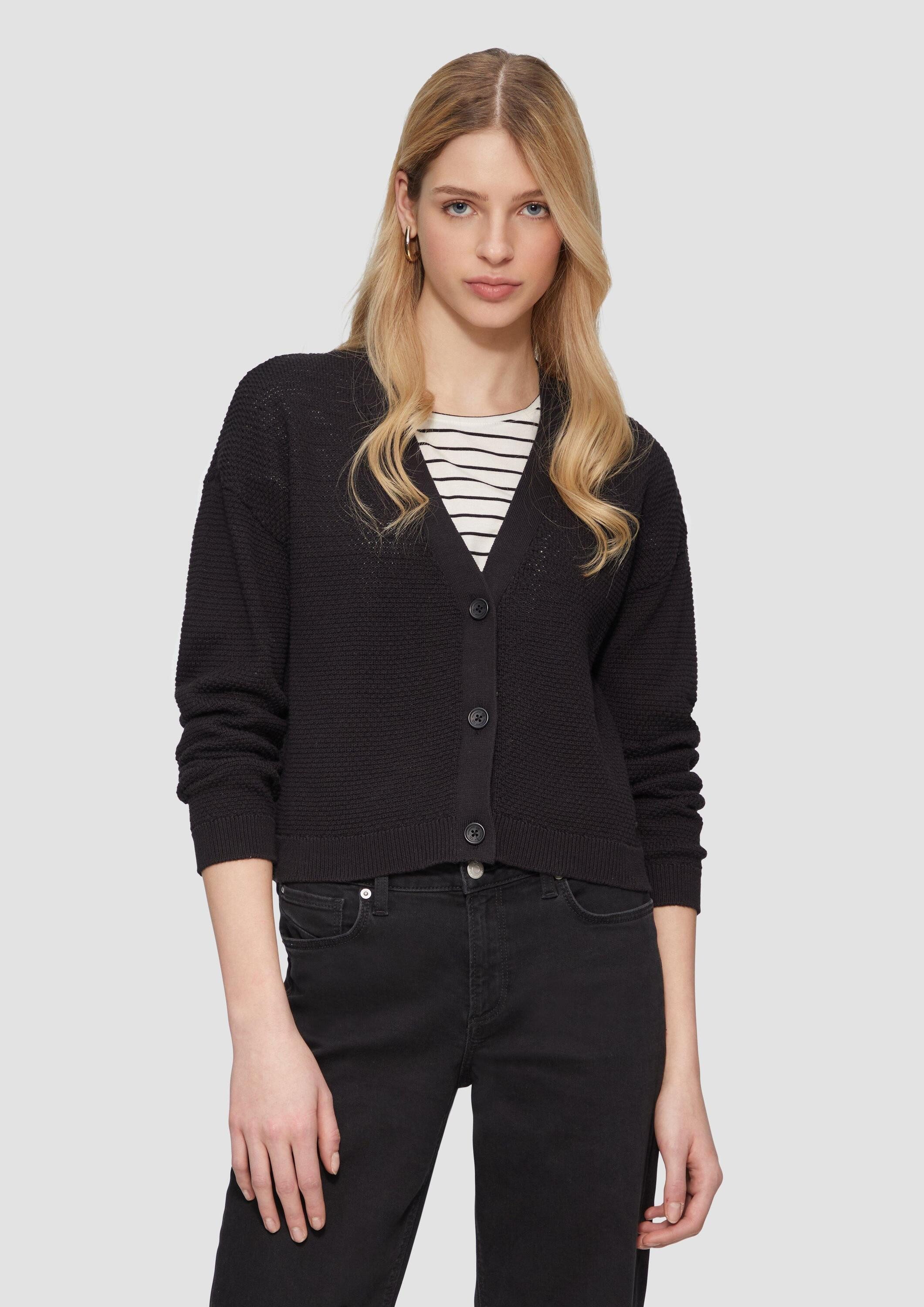 QS Cardigan Strickjacke (1-tlg) günstig online kaufen