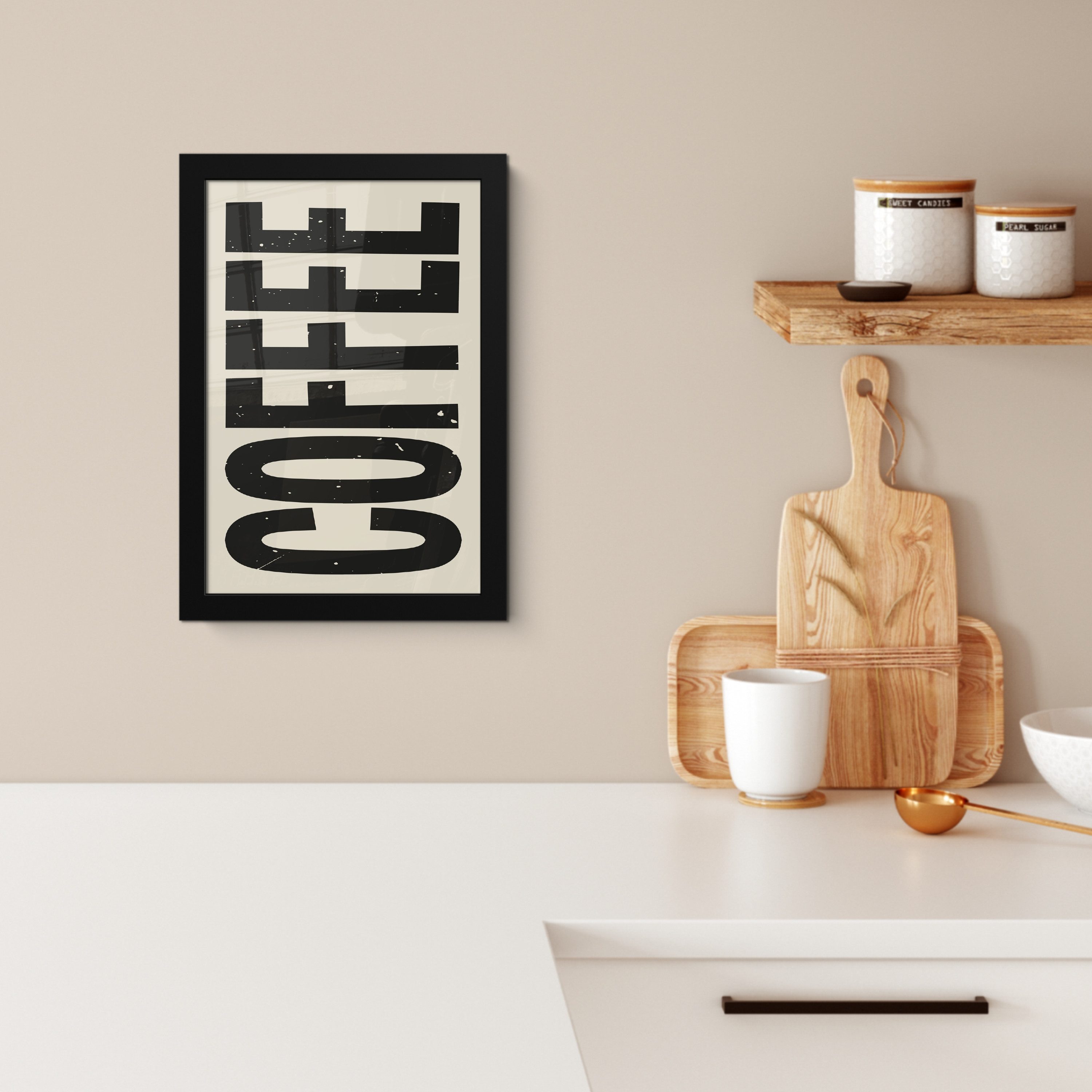 MuchoWow Poster Japandi - Kaffee - günstig online kaufen