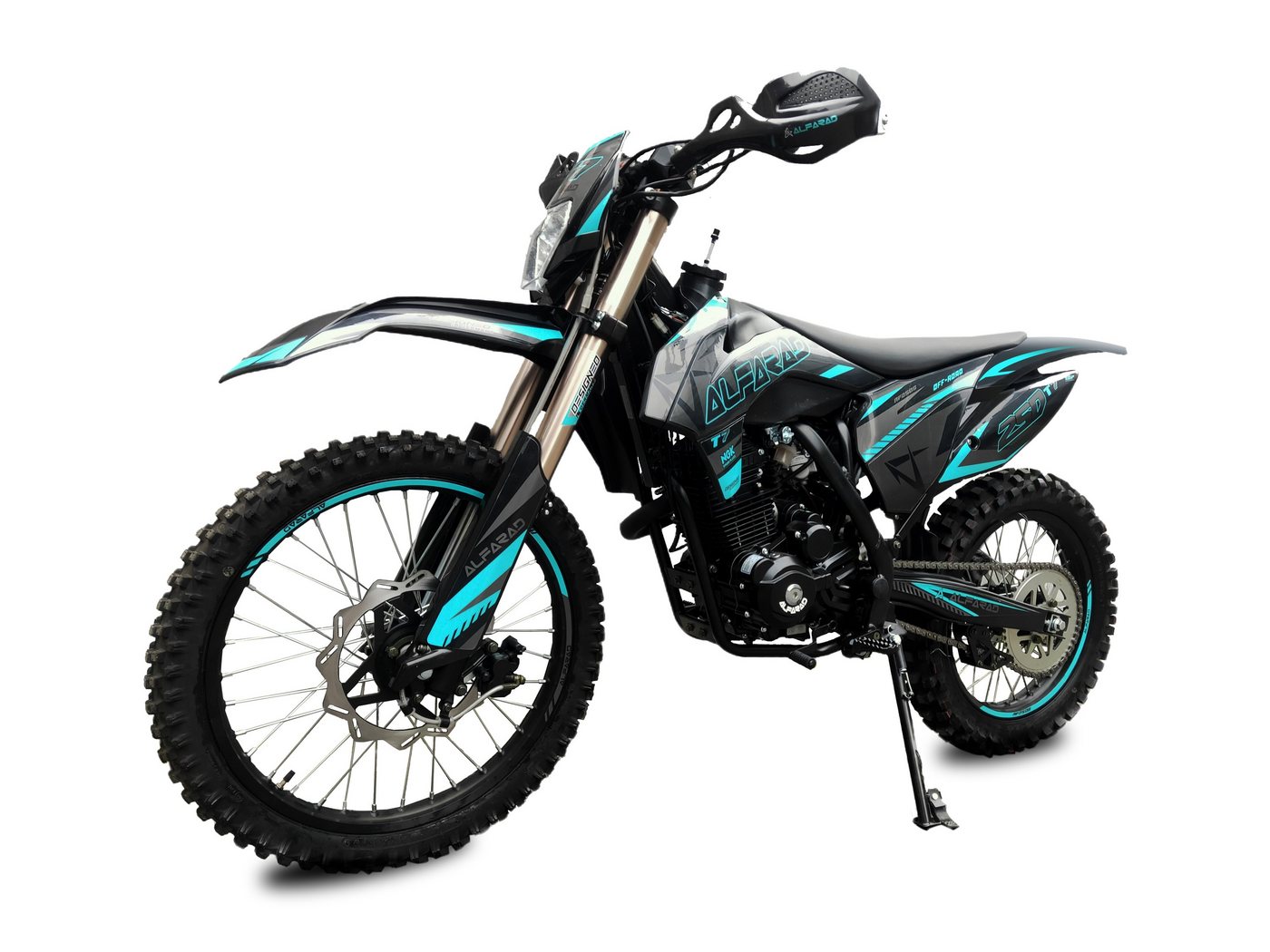 Thumbnail - KXD Dirt-Bike 250ccm Alfarad T7 Dirtbike Enduro Pitbike Crossbike Cross 21/18'' Blau
