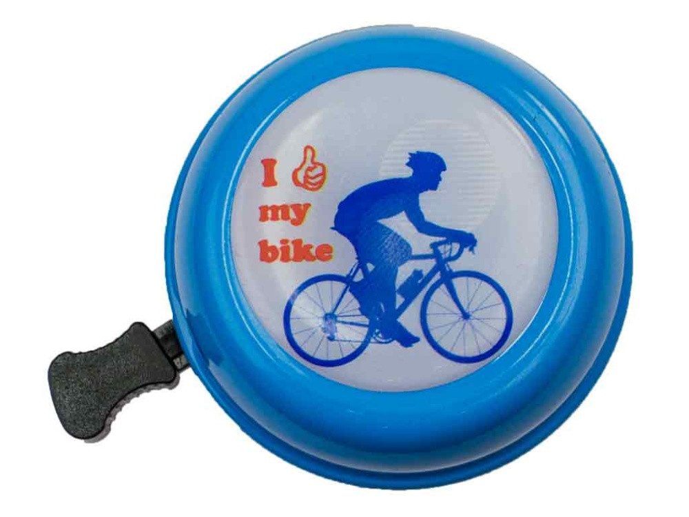 bb Klostermann Fahrradklingel beBell: I like My Bike, Ø 55mm, blau