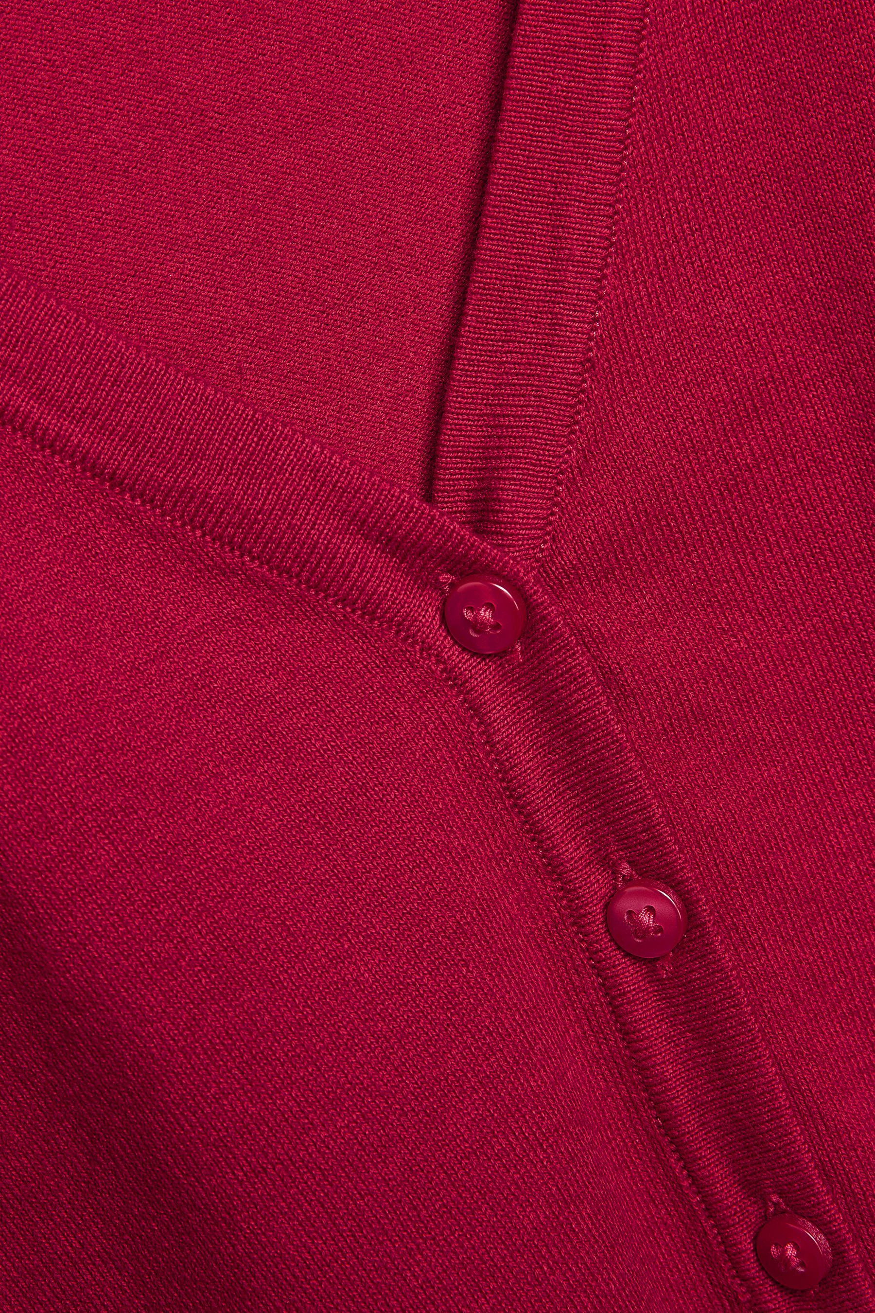 Next Strickjacke Strickjacke mit V-Ausschnitt (1-tlg)