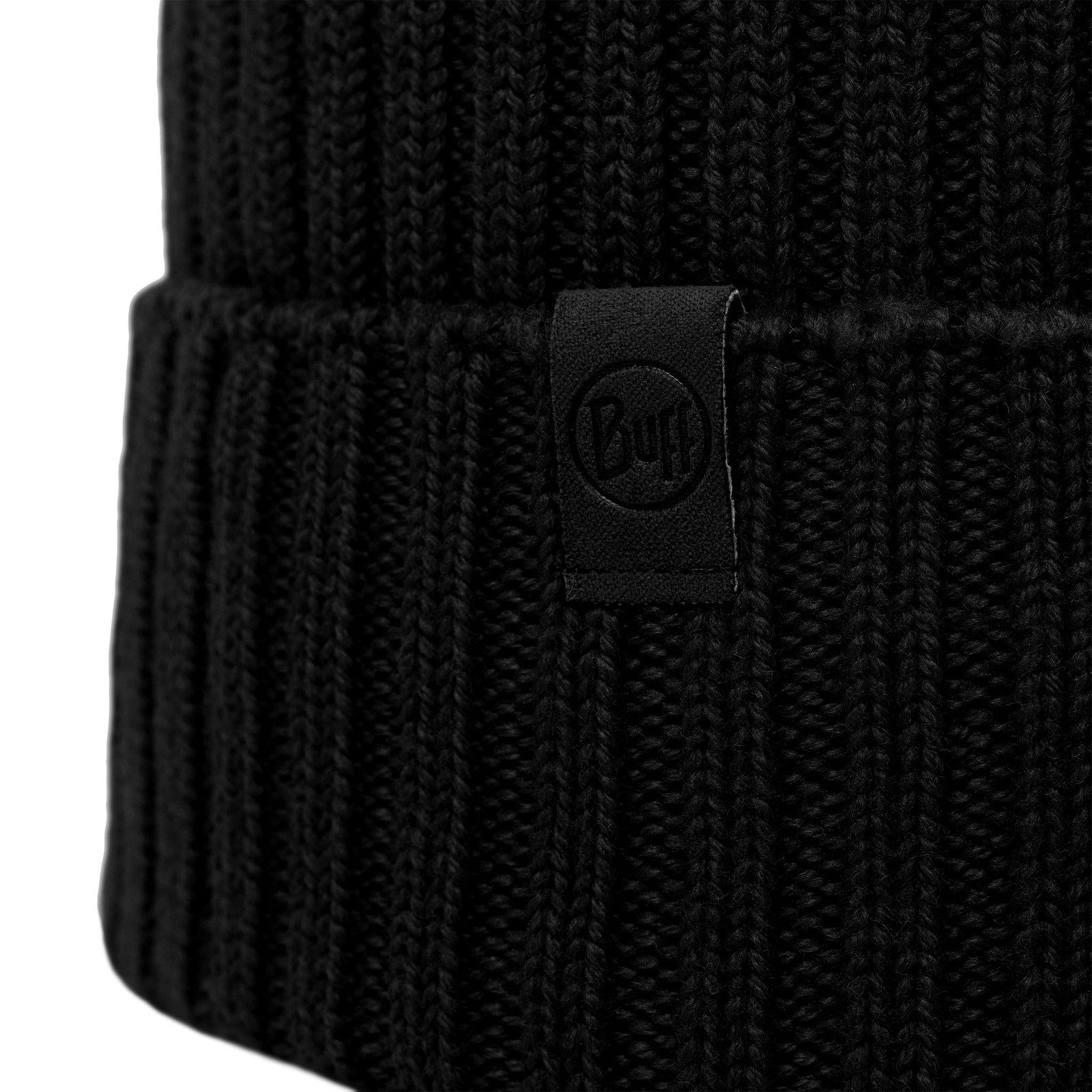 Buff Strickmütze Knitted Hat Norval mit breitem Umschlag