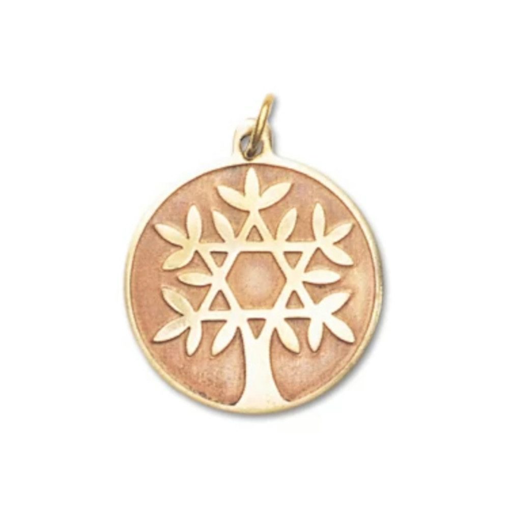 Kettenanhänger Lebensbaum Anhänger Schmuck - Lebensbaum - 27x24mm