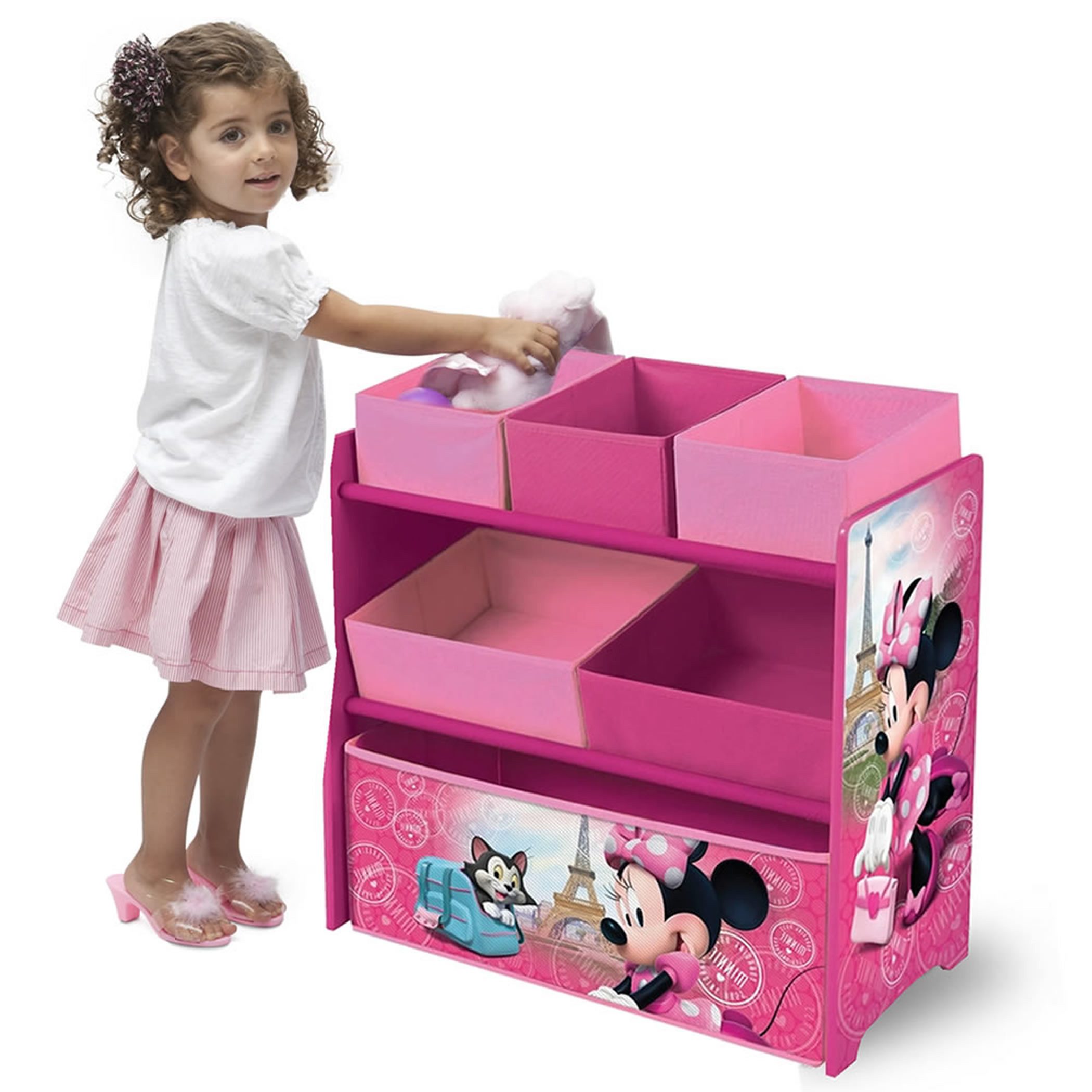 Disney Regal Minnie Maus Kinderregal Spielzeugregal Bücherregal Spielzeugtr günstig online kaufen