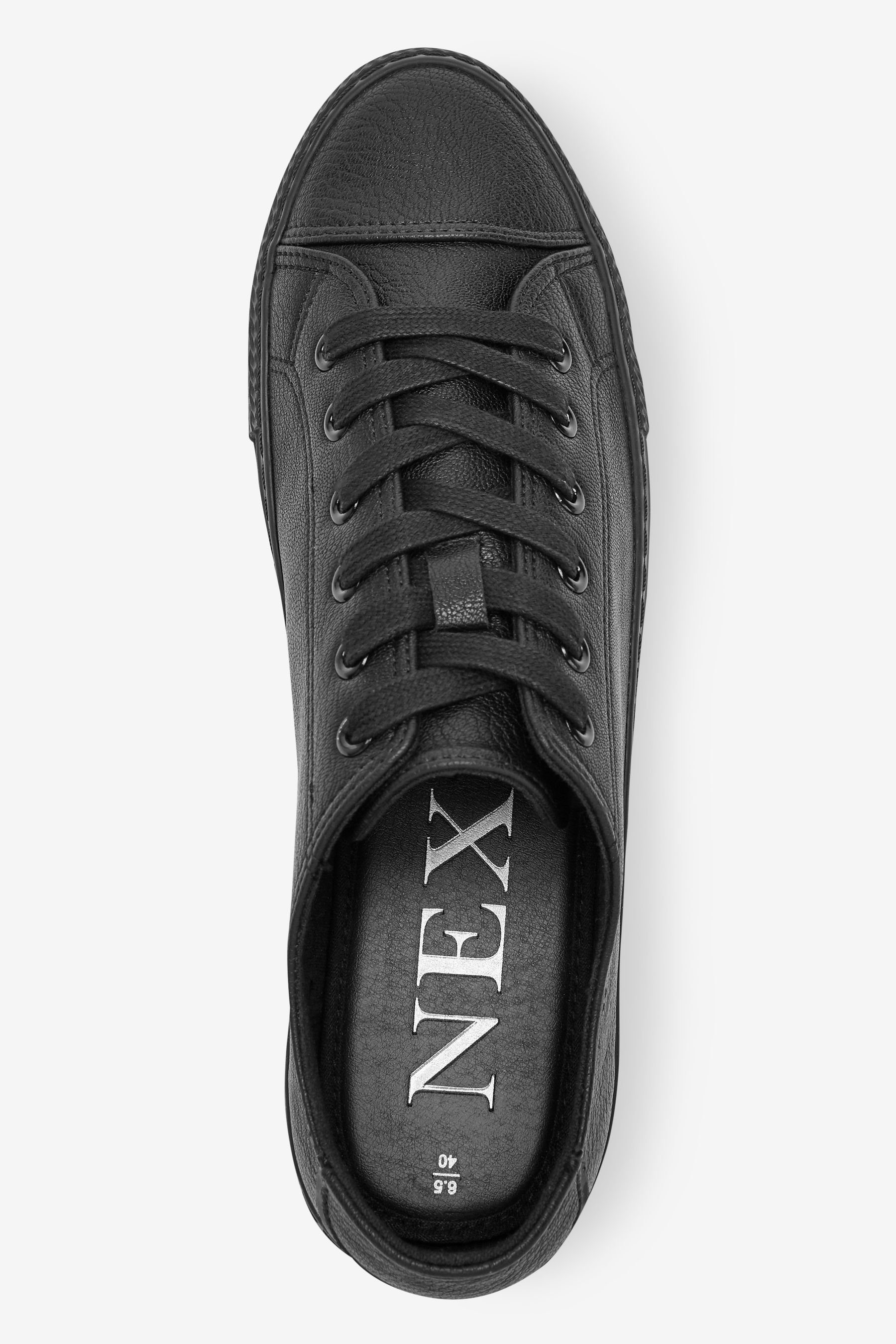 zum Next - Regular Sneaker (1-tlg) Baseballsneaker Black Schnüren