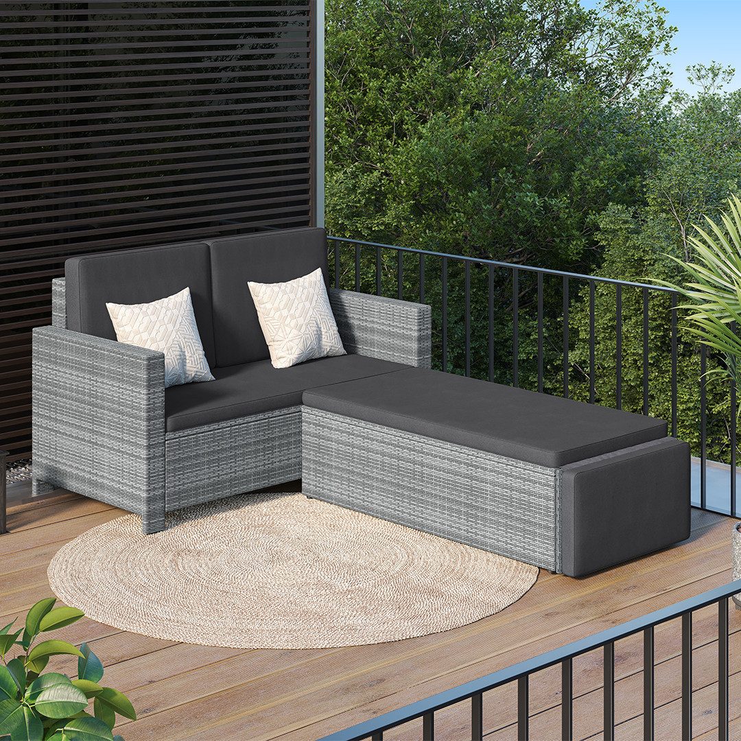 STEELSØN Gartenlounge-Set Elnath, (Gartensofa für 2 günstig online kaufen
