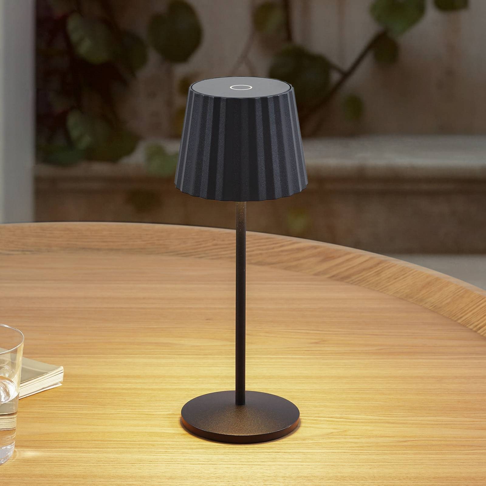 Lindby Außen-Tischleuchte Esali, Enthalten, 1 x 2,2 W LED, warmweiß