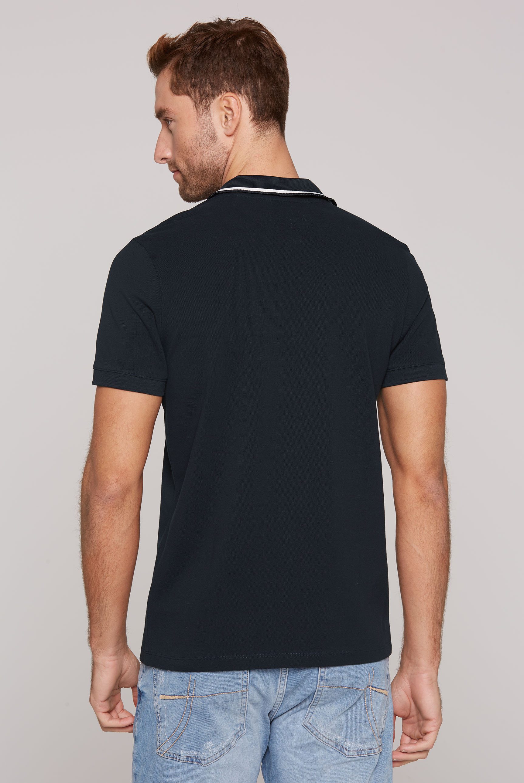 CAMP DAVID Poloshirt mit Logo Stickerei günstig online kaufen