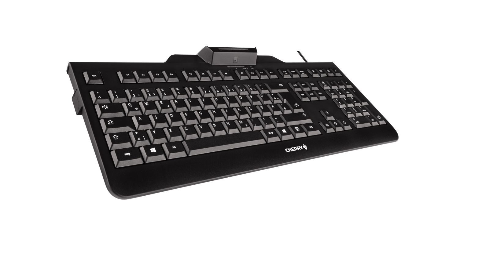 Cherry KC 1000 SC - Tastatur - USB - GB - Schwarz Tastatur