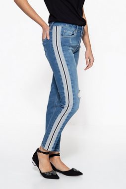 ATT Jeans Straight-Jeans Mara mit Einsätzen an den Seitennähten