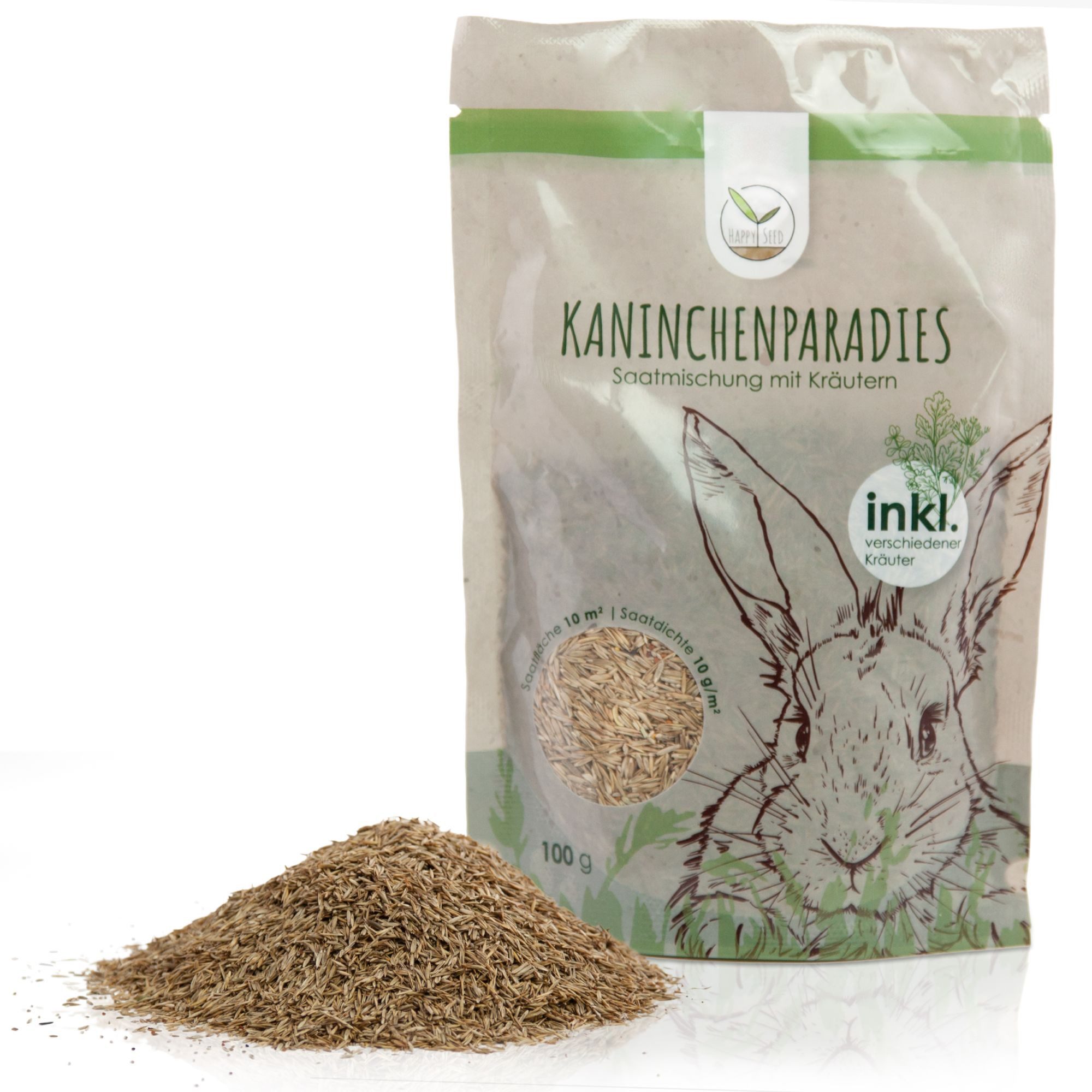 Kräutersamen Kaninchenwiese Samen - Kleintierw. Saatgut (Anzucht von Zusatzfutter)