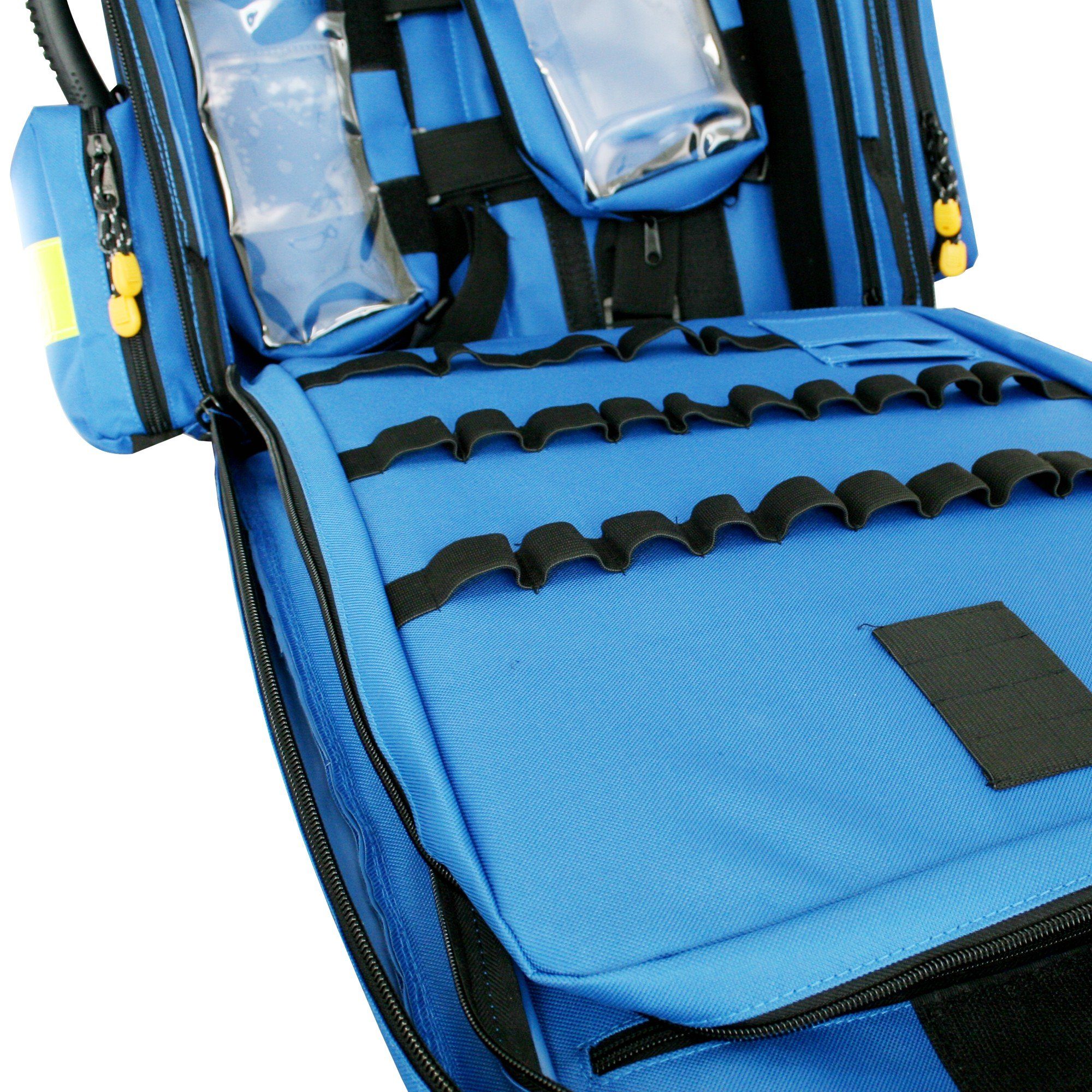 SANISMART Arzttasche MEDICUS 13157 gefüllt Notfallrucksack blau XL mit Nylon