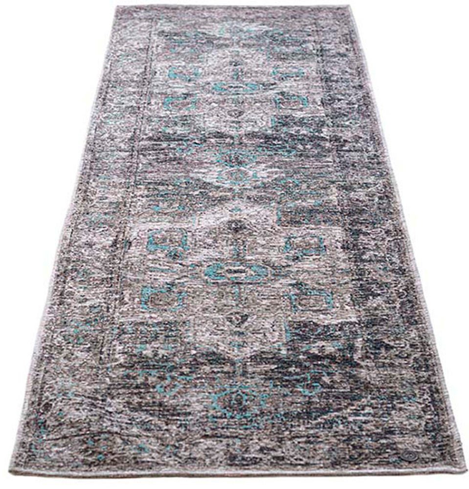 Teppich Funky Orient Tabriz, TOM TAILOR HOME, rechteckig, Höhe: 5 mm,  Kurzflor, Orient-Optik, Vintage Design, Staubsaugerroboter geeignet,  besonders flacher Teppich
