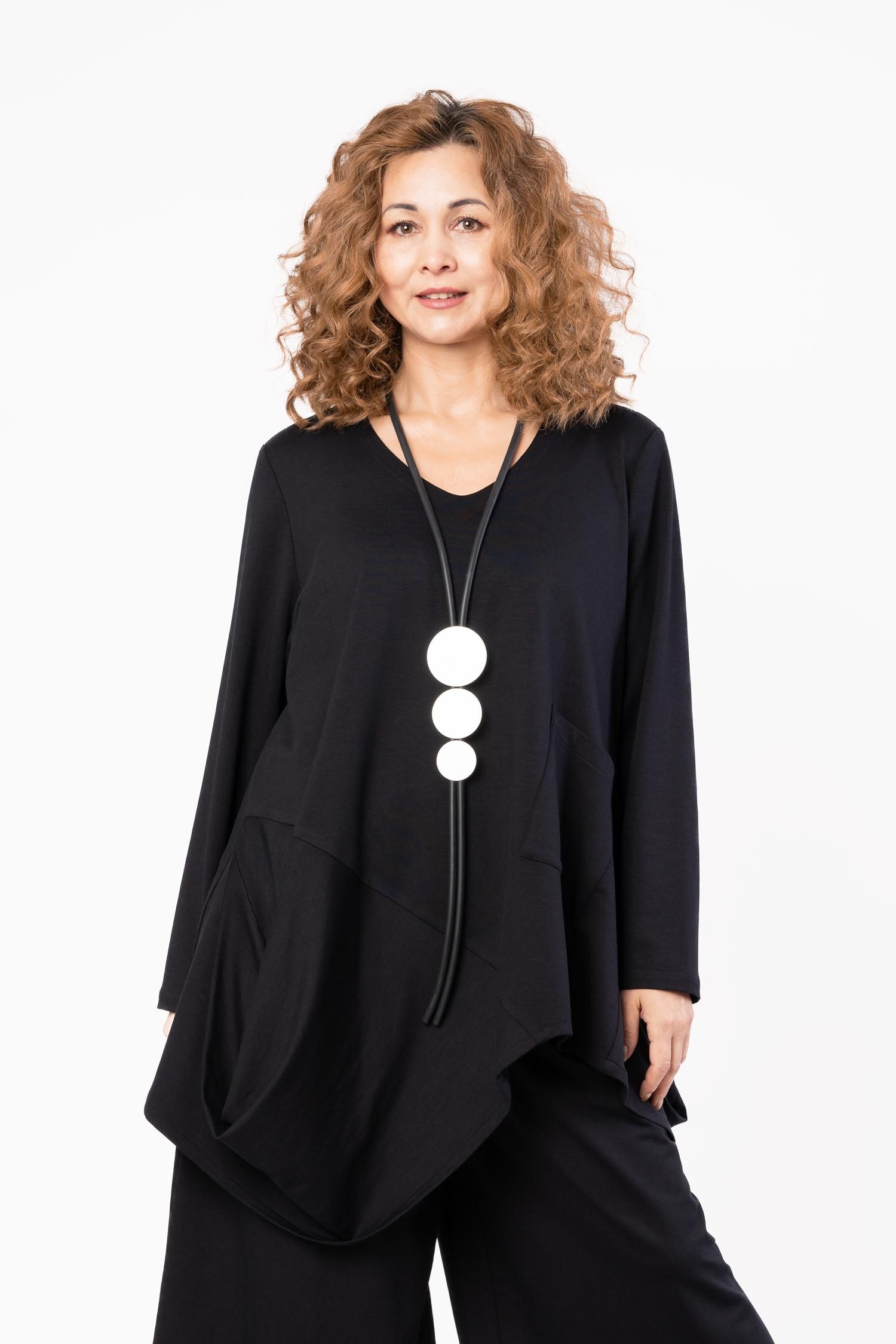 déjà vu Fashion Tunikashirt Monrose Oberteil in A-Form aus Viskose und Baumwolle (1-tlg)