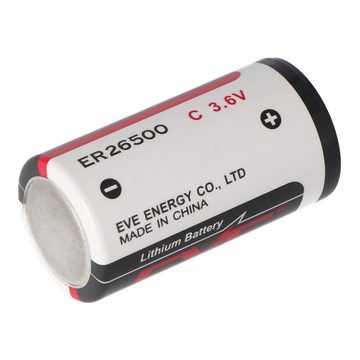 EVE ER26500 Lithium Batterie C Size Bobbin ER 26500, 3,6 Volt 8500mAh mit Batterie, (3,6 V)