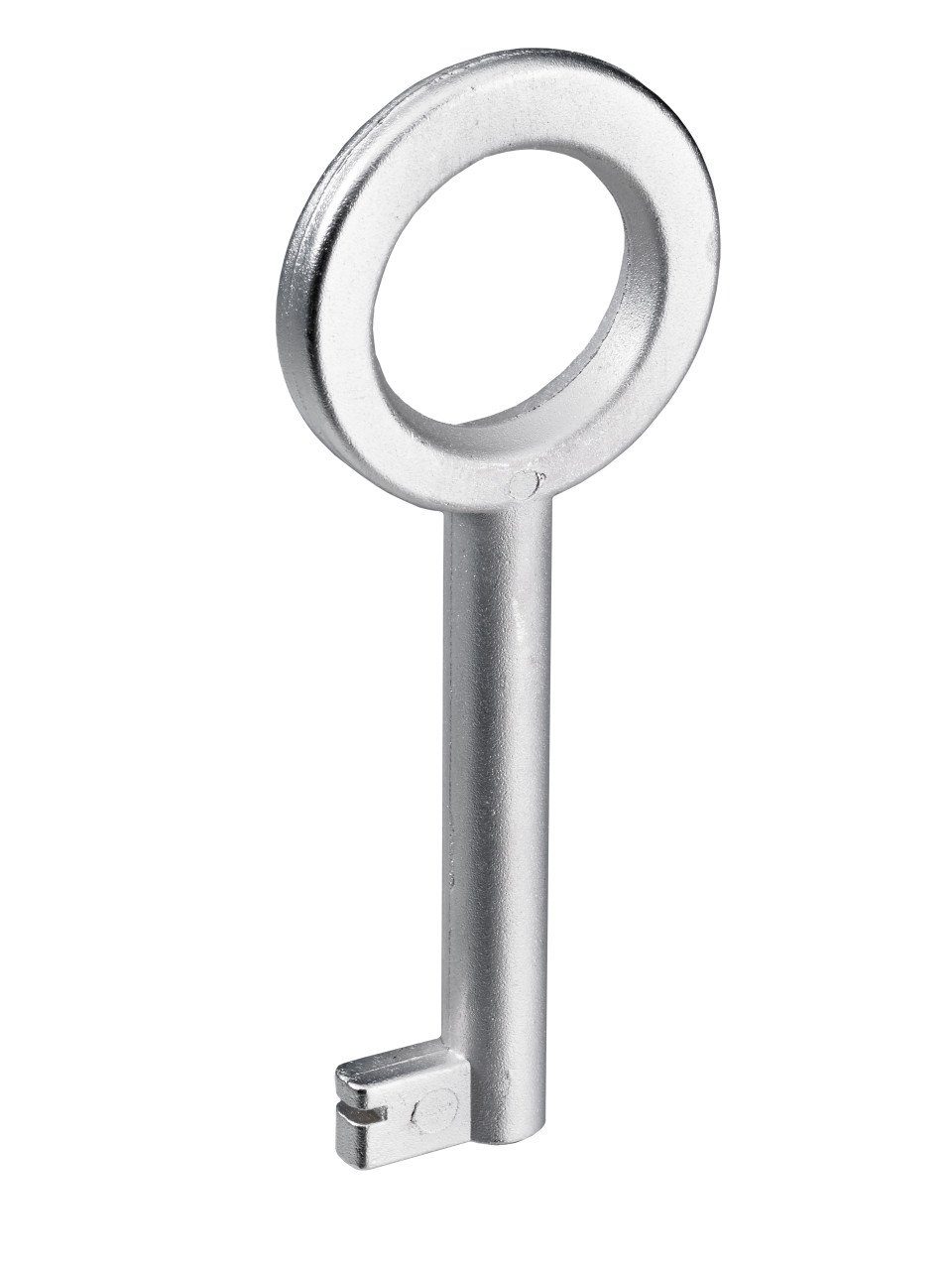 Hettich Möbelbeschlag Hettich Buntbart-Schlüssel vernickelt matt 65 x 4