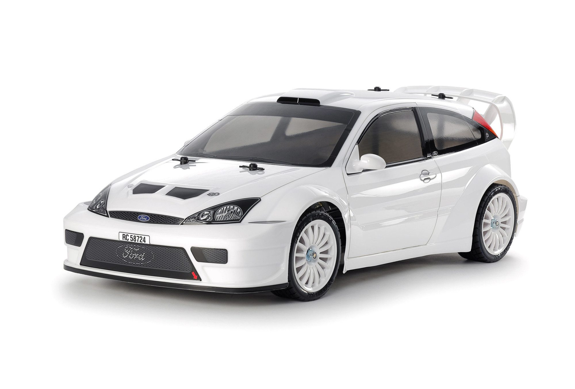 Tamiya RC-Buggy Tamiya RC Ford Focus RS Custom TT-02 4WD Bausatz 1:10 Lackiert Limited