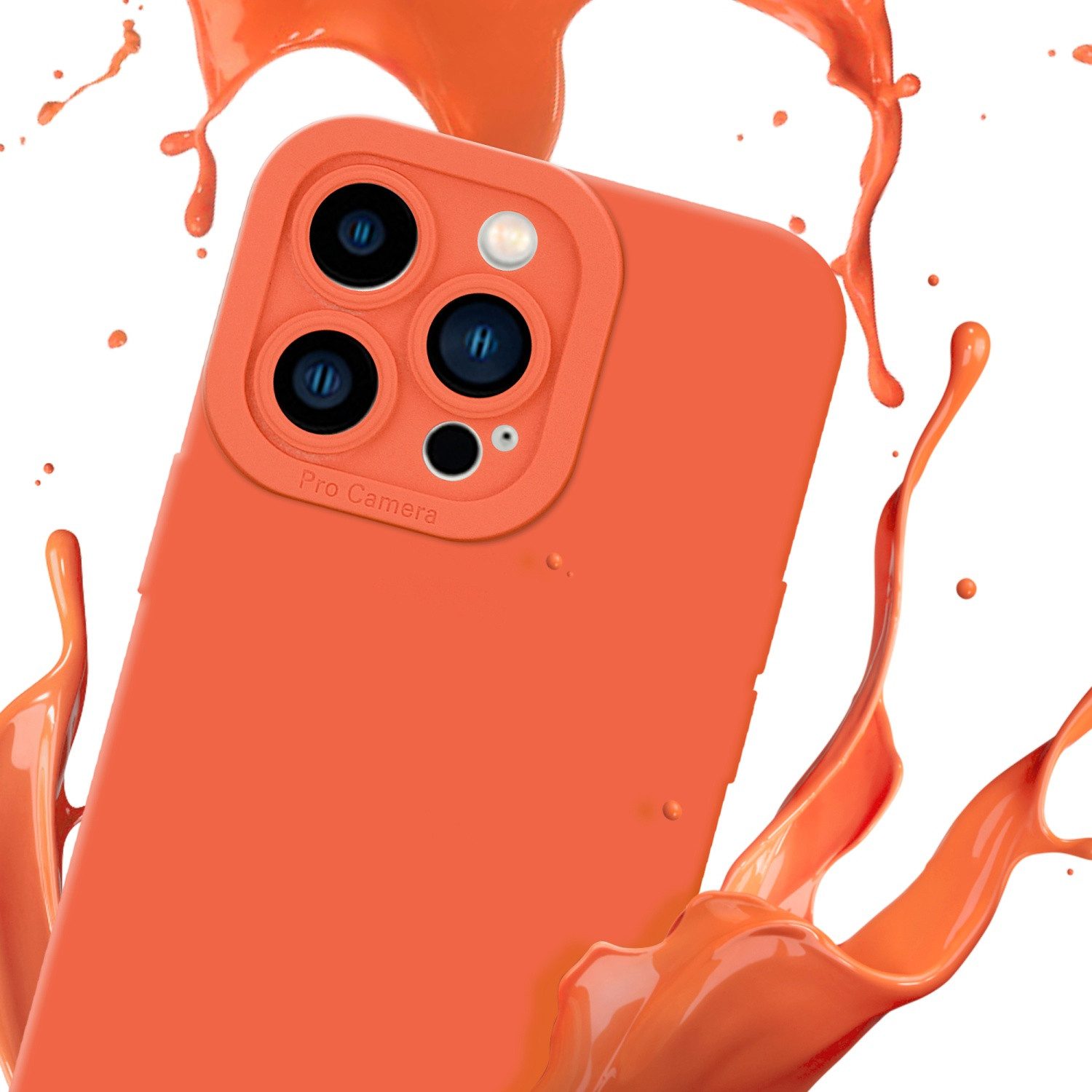 Cadorabo Handyhülle für iPhone 14 PRO Hülle Apple iPhone 14 PRO, Hülle Schutzhülle TPU Silikon Case Cover
