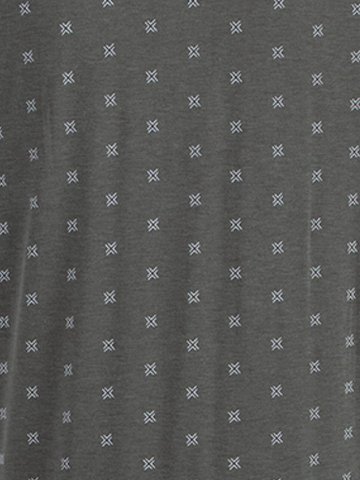 grün - Kurzarm Terre Nachthemd Henry Kreuz Nachthemd