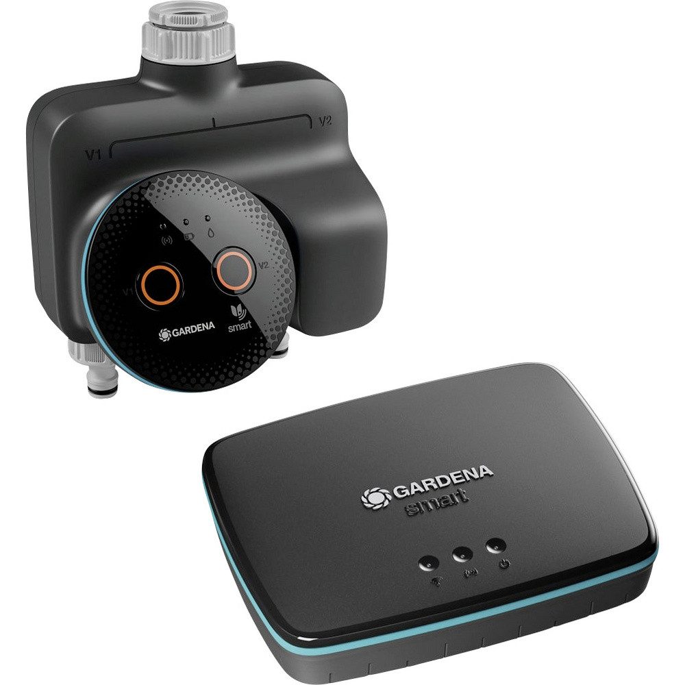 GARDENA Bewässerungssteuerung GARDENA 19044-20 smart Dual Water Control Set Bewässerungssteuerung