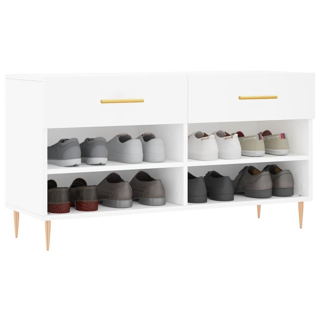 vidaXL Schuhregal Schuhbank Weiß 102x35x55 cm günstig online kaufen
