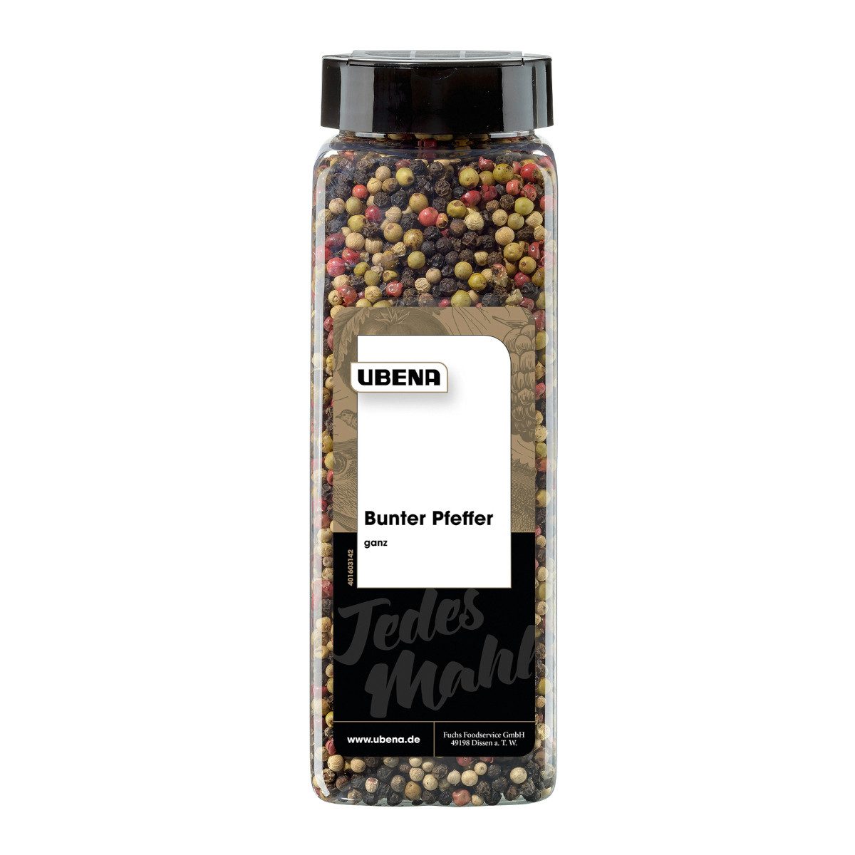 UBENA Gewürz, Ubena Bunte Pfefferkörner aromatische und komplexe Schärfe 550g