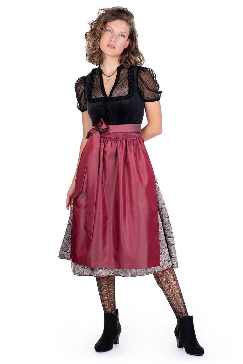 MarJo Dirndlbluse Dirndlbluse - ENGELSBERG - schwarz