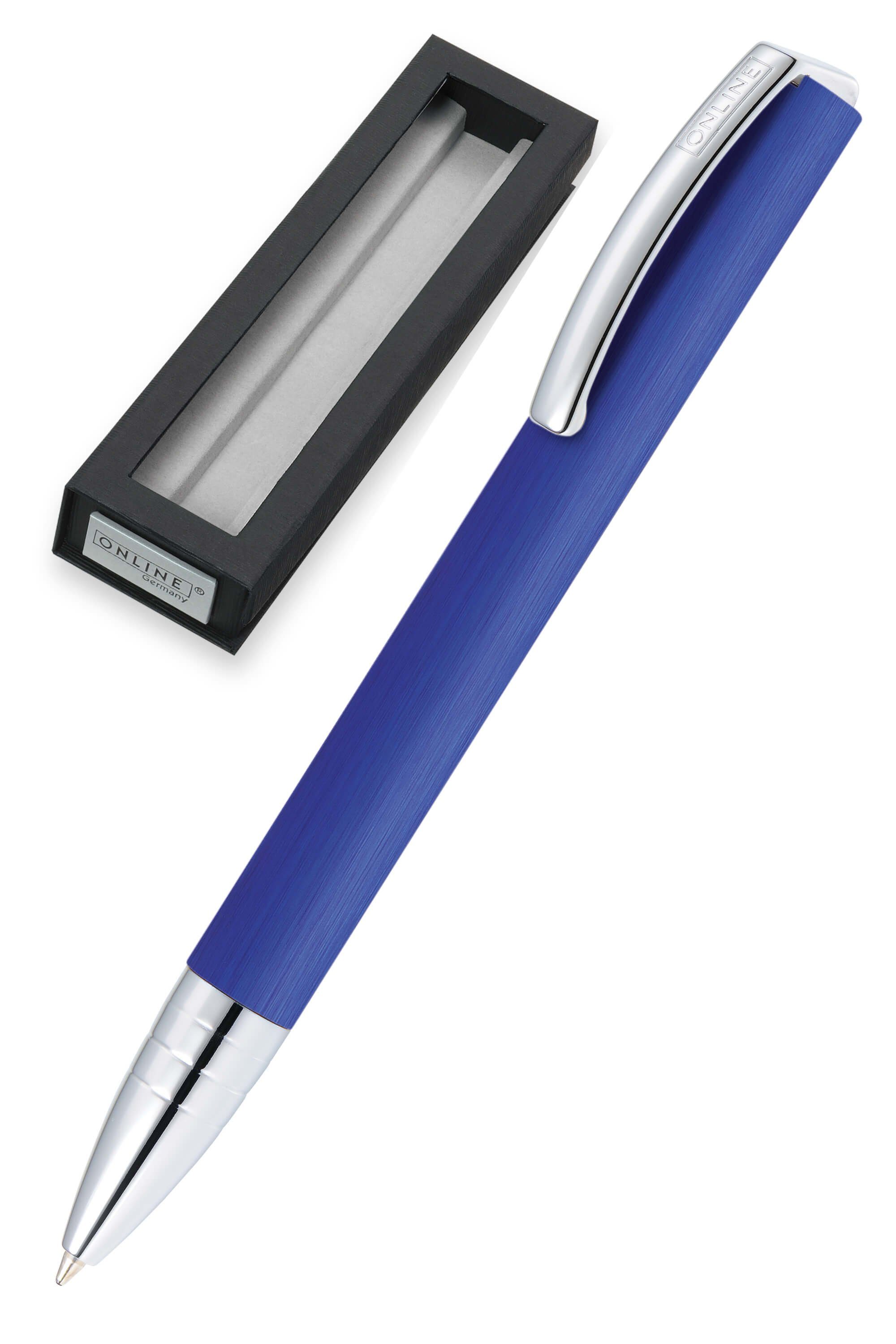 Online Pen Kugelschreiber Vision Drehkugelschreiber, in Geschenkbox Blau