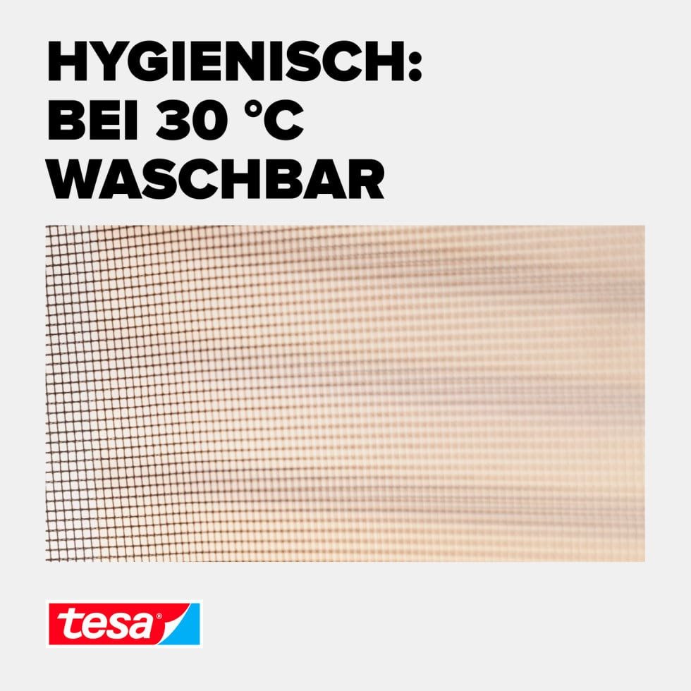 tesa Fliegengitter-Gewebe tesa Fliegenschutz-Fenster COMFORT 130 x 130 cm -