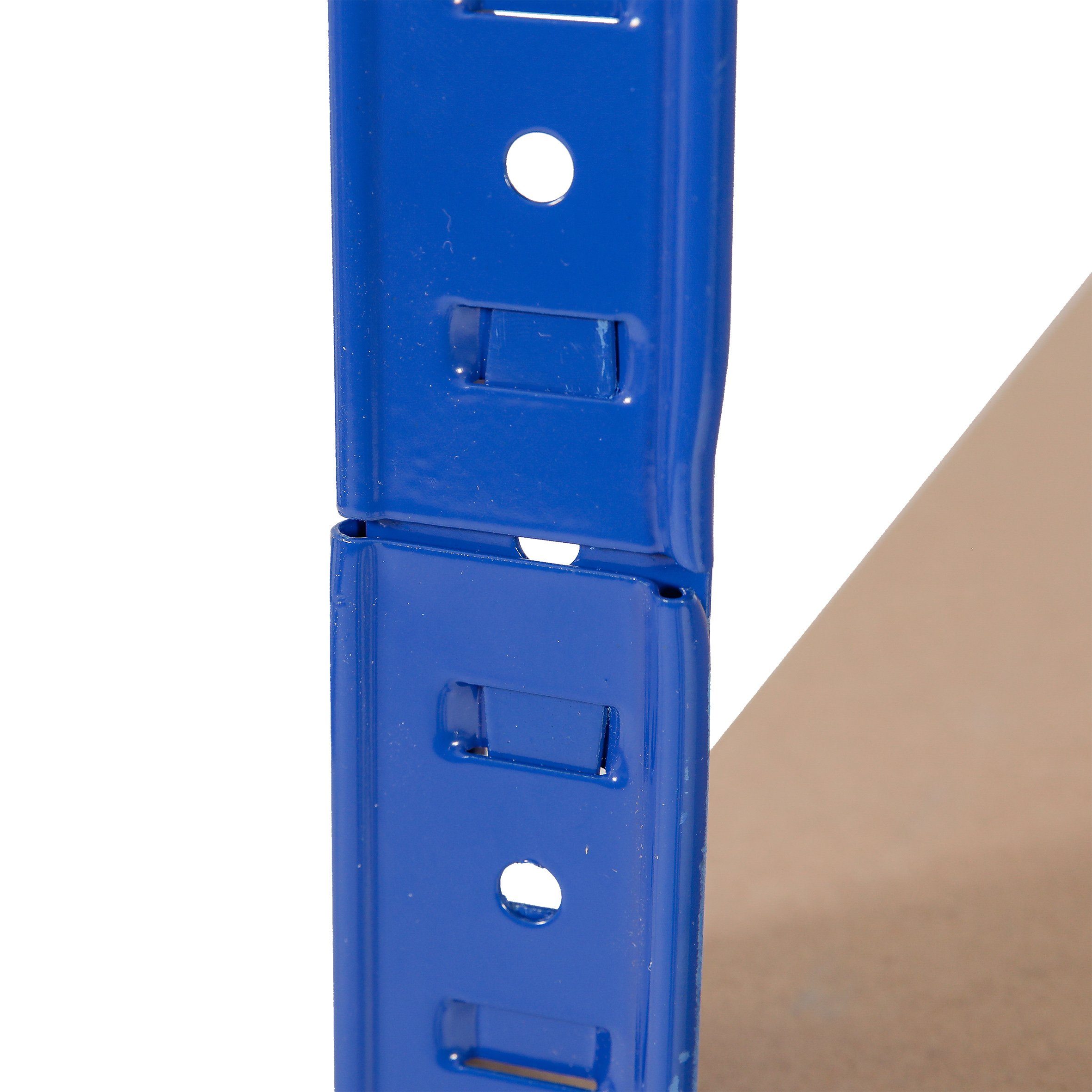 Ribelli Standregal cm Schwerlastregal, blau, ca. 180x90x60