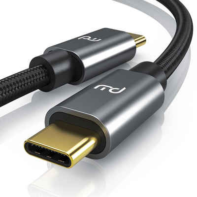 Primewire USB-Kabel, USB Typ C, USB Typ C (50 cm), 0,5m USB C 3.2 Kabel Gen 2x2-100 Watt PowerDelivery Ladekabel – Datenkabel 20 Gbit/s – Schnellladekabel - USB 3.2 Gen2x2 – Nylonummantelung