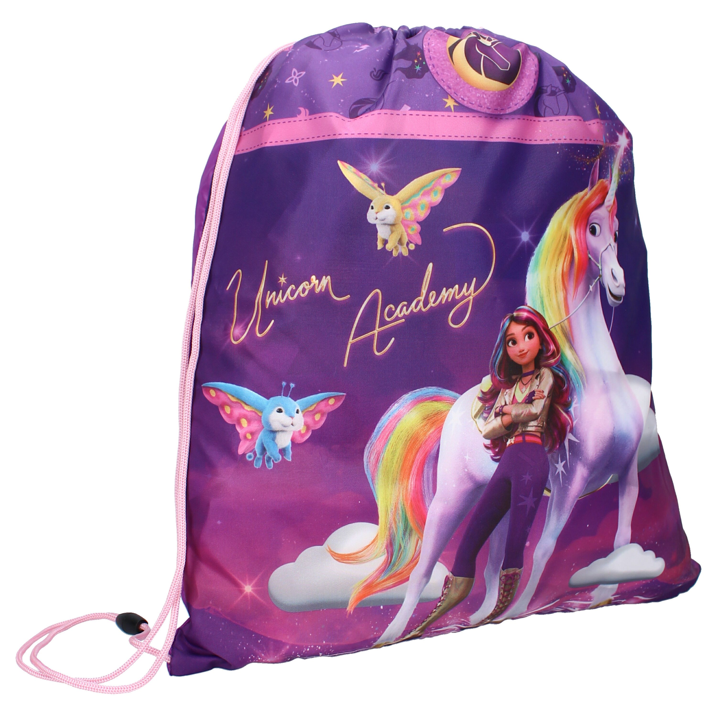 Vadobag Turnbeutel Unicorn Academy Kinder – Спортивные сумки Lila 44×36 cm
