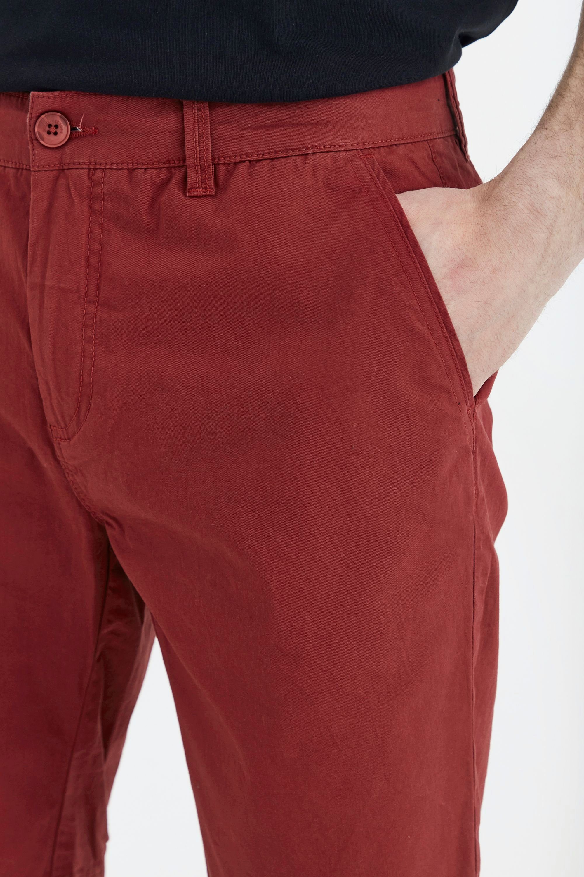 Solid Chinoshorts SDTitian Chinoshorts (191543) Schnitt Red klassischen Brick im