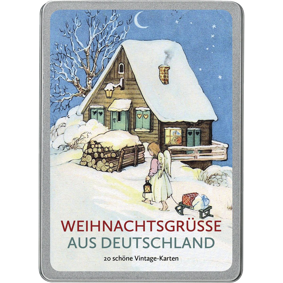 Postkarte Weihnachtsgrüße aus Deutschland: 20 schöne Vintage-Karten
