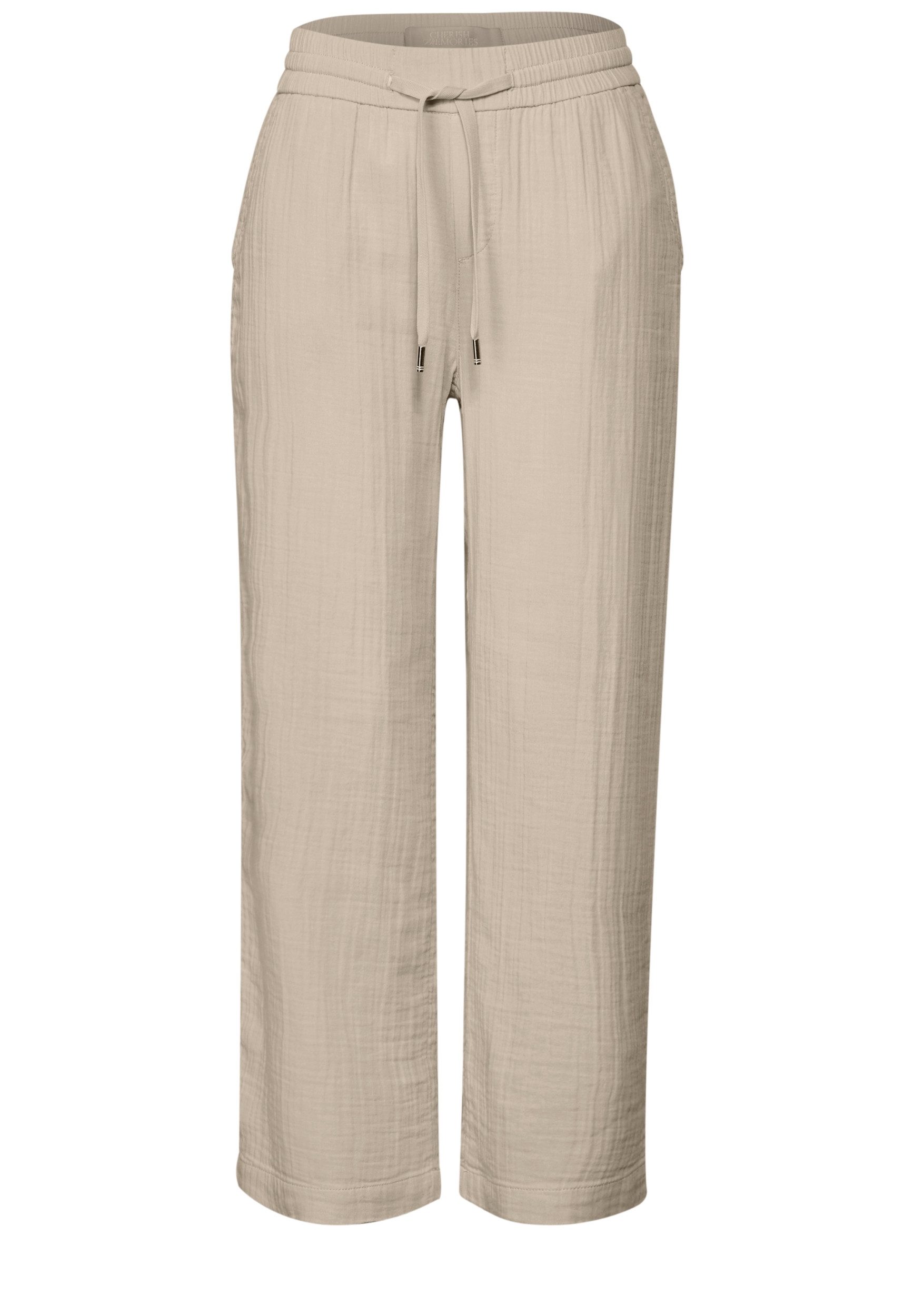 Chinohose EOS_Muslin_Wide Leg HW L26_28
