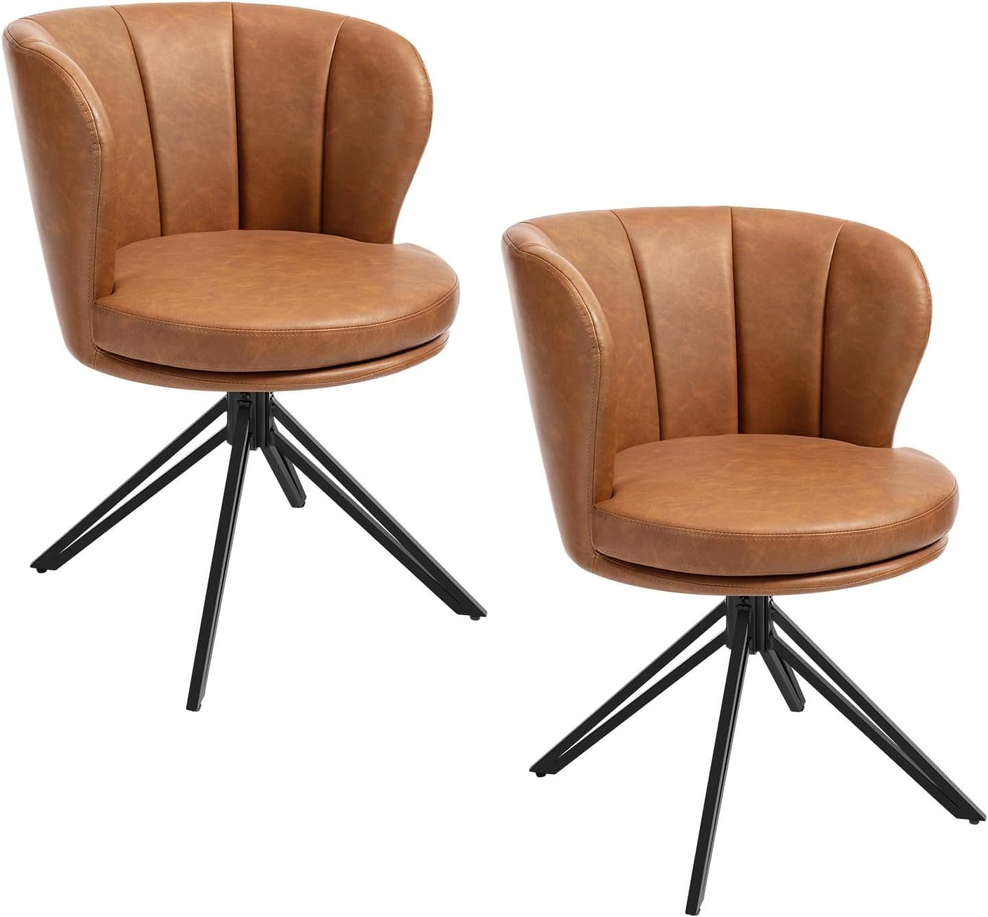 Woltu 4-Fußstuhl (2 St), Esszimmerstühle Polsterstuhl 360° Drehbar, mit Arm günstig online kaufen