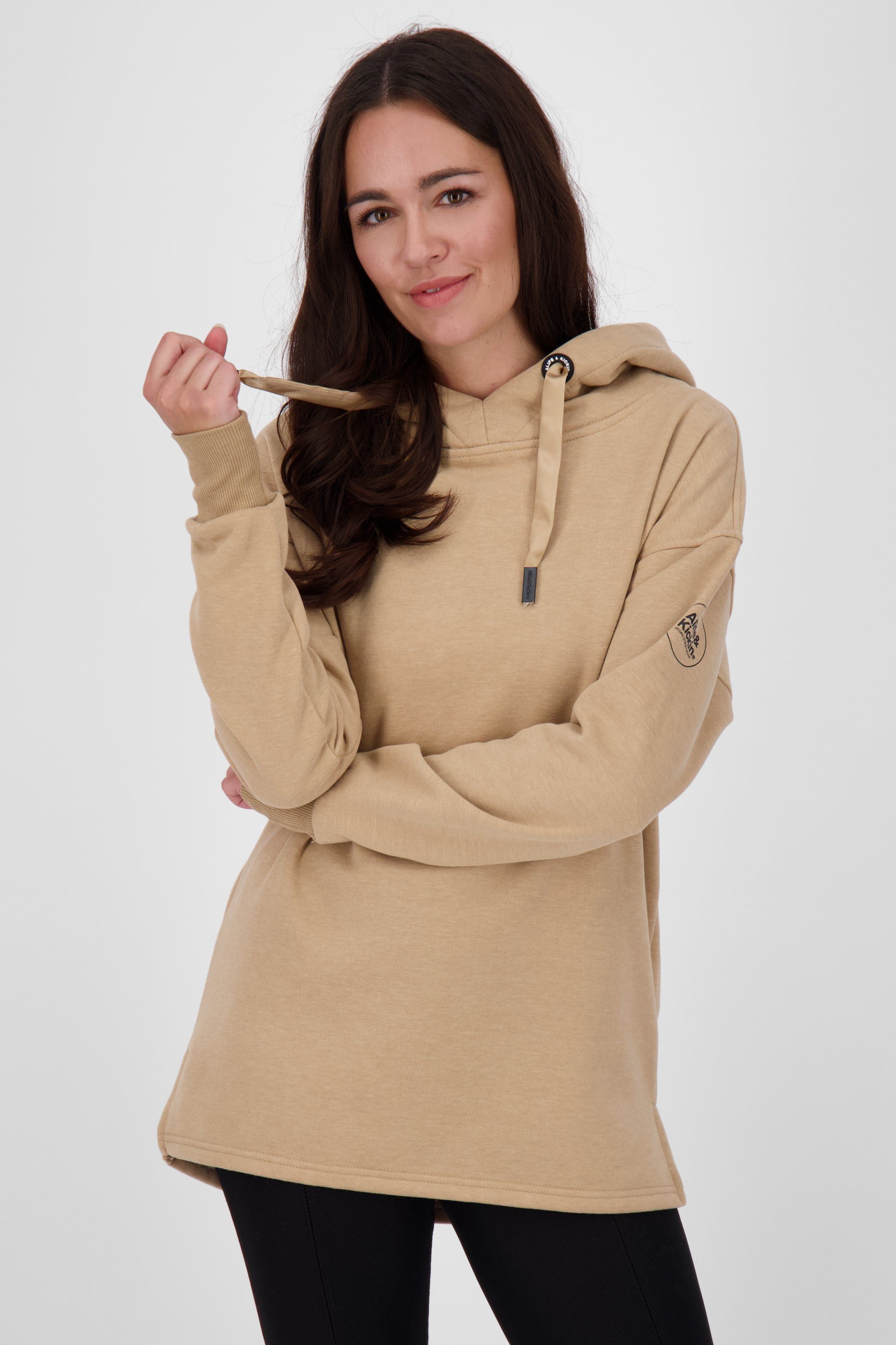 Alife & Kickin Kapuzensweatshirt JessicaAK A Sweat Damen Kapuzensweatshirt, Sweatshirt sepia melange