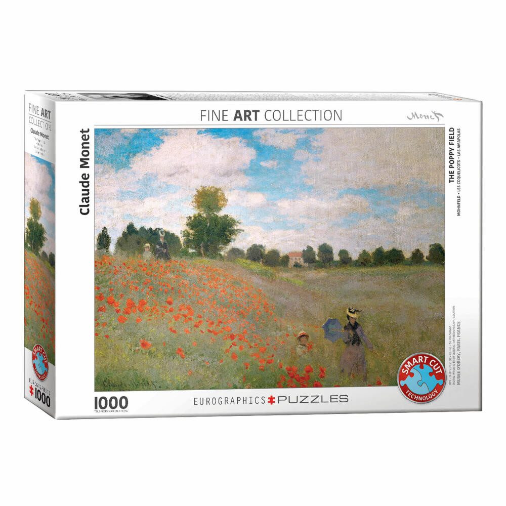 Eurographics Puzzle 'Ansicht Von Paris' Von Marc Chagall – 1000 Teile, 48 X 68 Cm