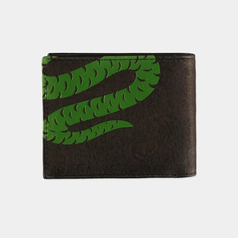 Harry Potter Geldbörse Slytherin, Snake Schlange Hogwarts Portemonnaie Geldbeutel