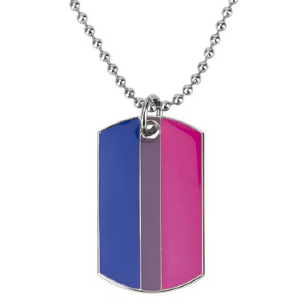 Ware aus aller Welt Kette mit Anhänger LGBTQ Halskette Regenbogen Lesbian Gay Bisexual Transgender CSD Pride (1-tlg)