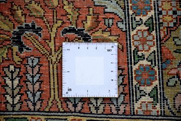 Seidenteppich Hamadan 8467, Kayoom, rechteckig, Höhe: 10 mm, Einzelstück mit Zertifikat, Wohnzimmer