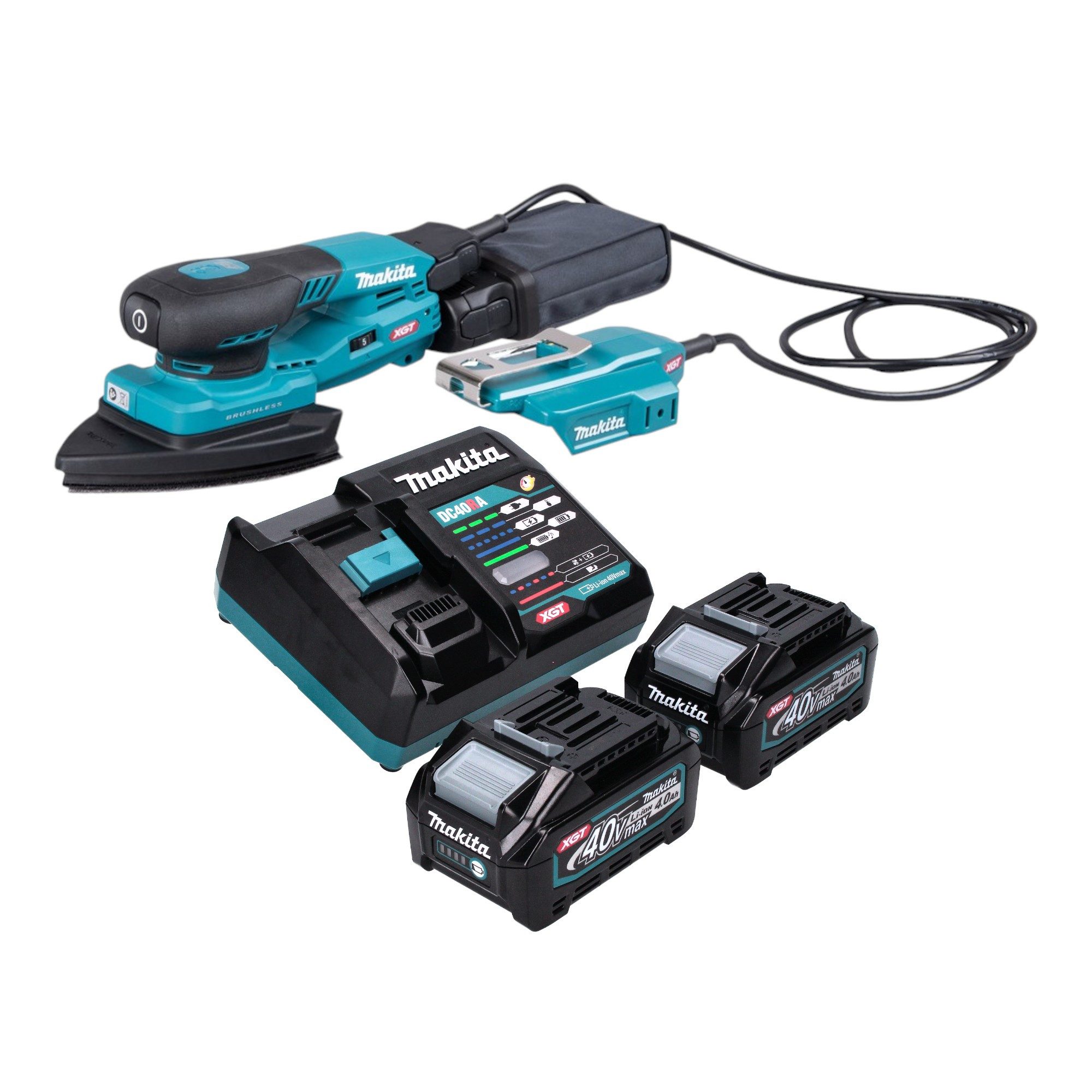 Makita Deltaschleifer BO 006 CGM201 Akku 40 V max. 100 x 150 mm 3,0 mm Hub Brushless